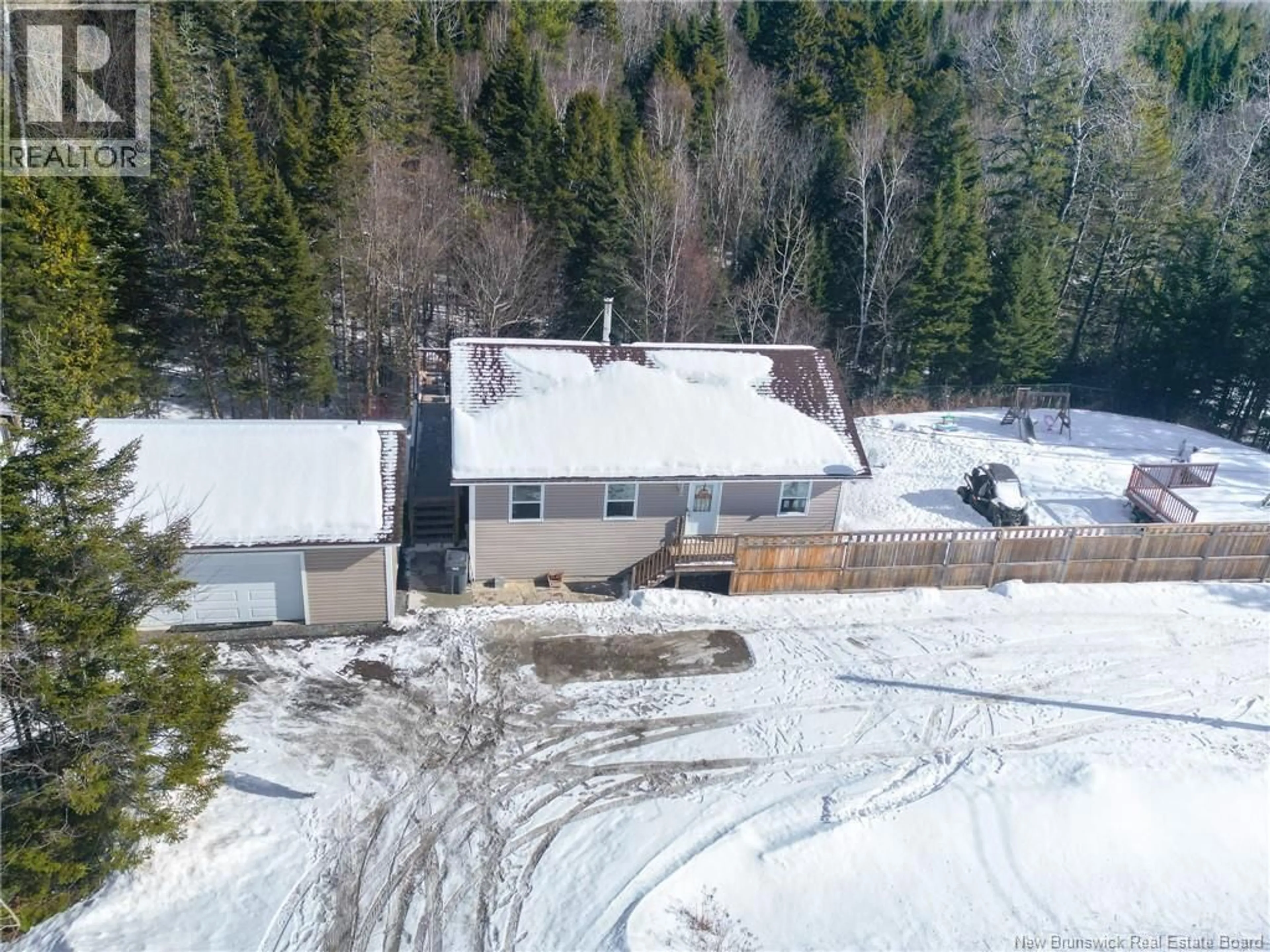 A pic from outside/outdoor area/front of a property/back of a property/a pic from drone, mountain view for 1458 ROUTE 620, Estey's Bridge New Brunswick E3G6K7