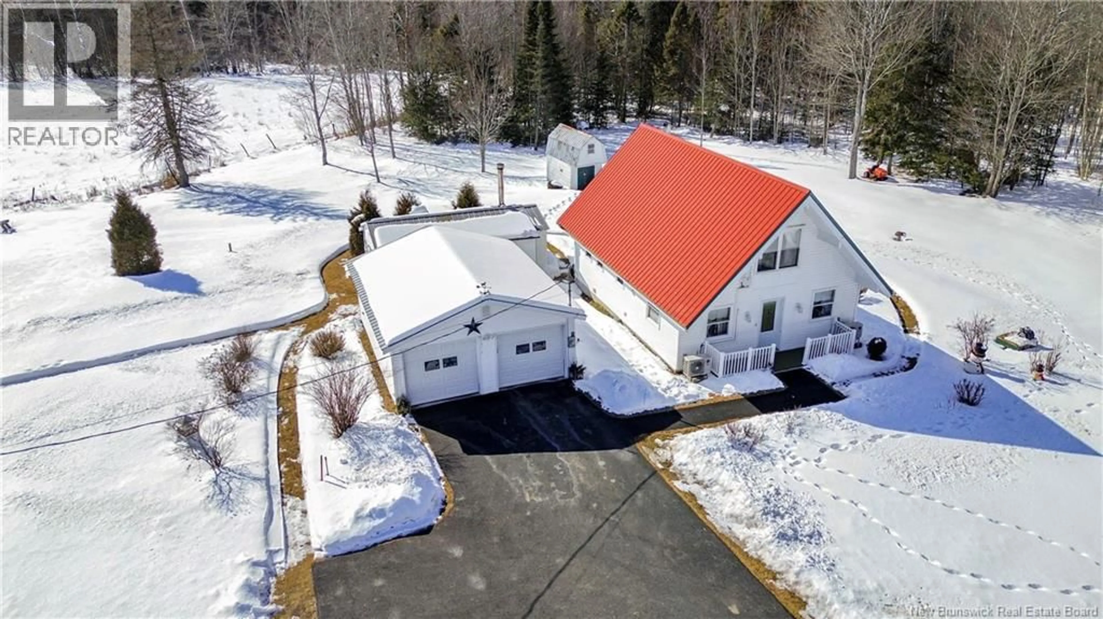 A pic from outside/outdoor area/front of a property/back of a property/a pic from drone, unknown for 13562 ROUTE 10, Berwick New Brunswick E5P3C9