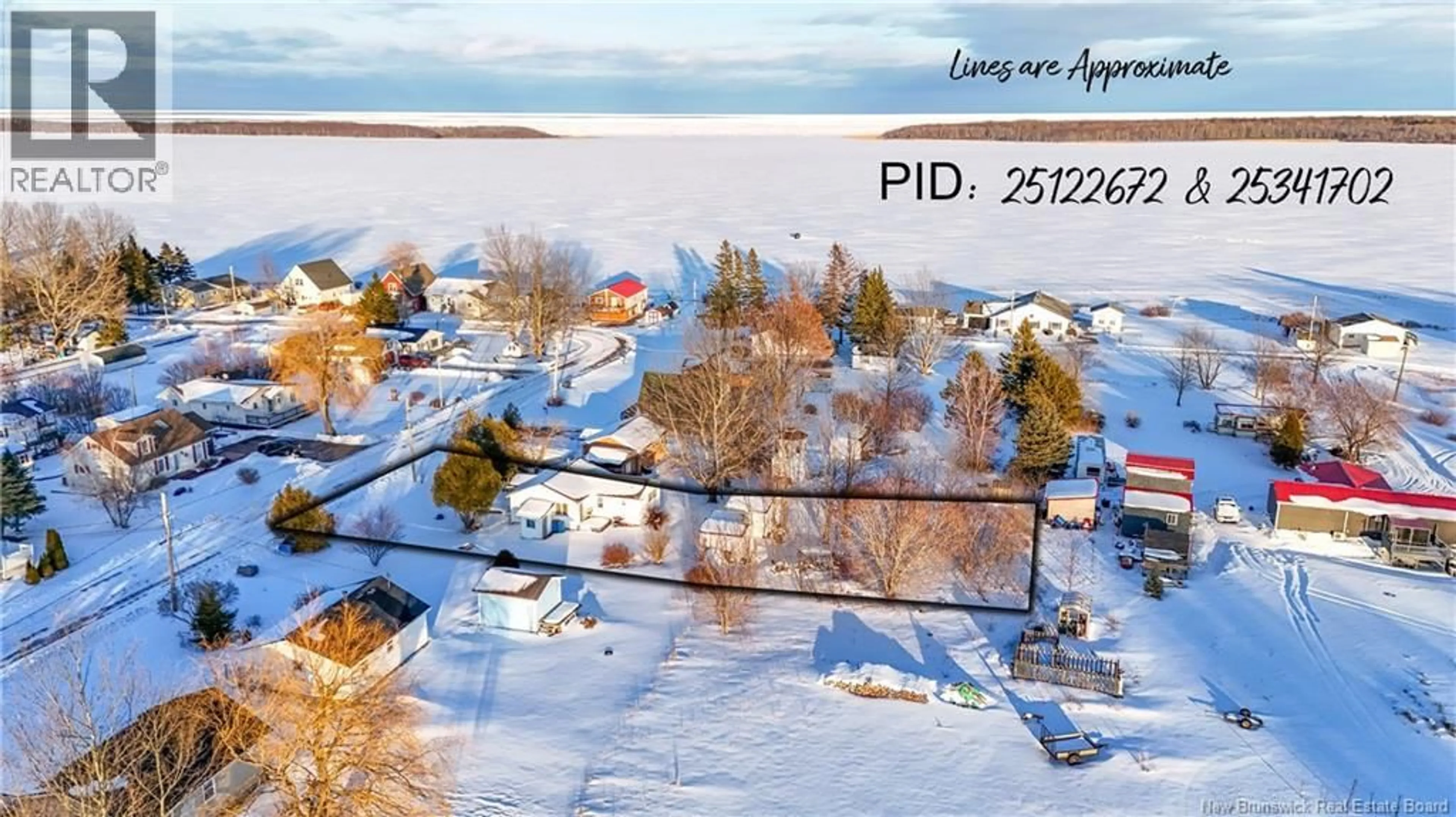 A pic from outside/outdoor area/front of a property/back of a property/a pic from drone, water/lake/river/ocean view for 52 BRAY BOULEVARD, Cocagne New Brunswick E4R2G4