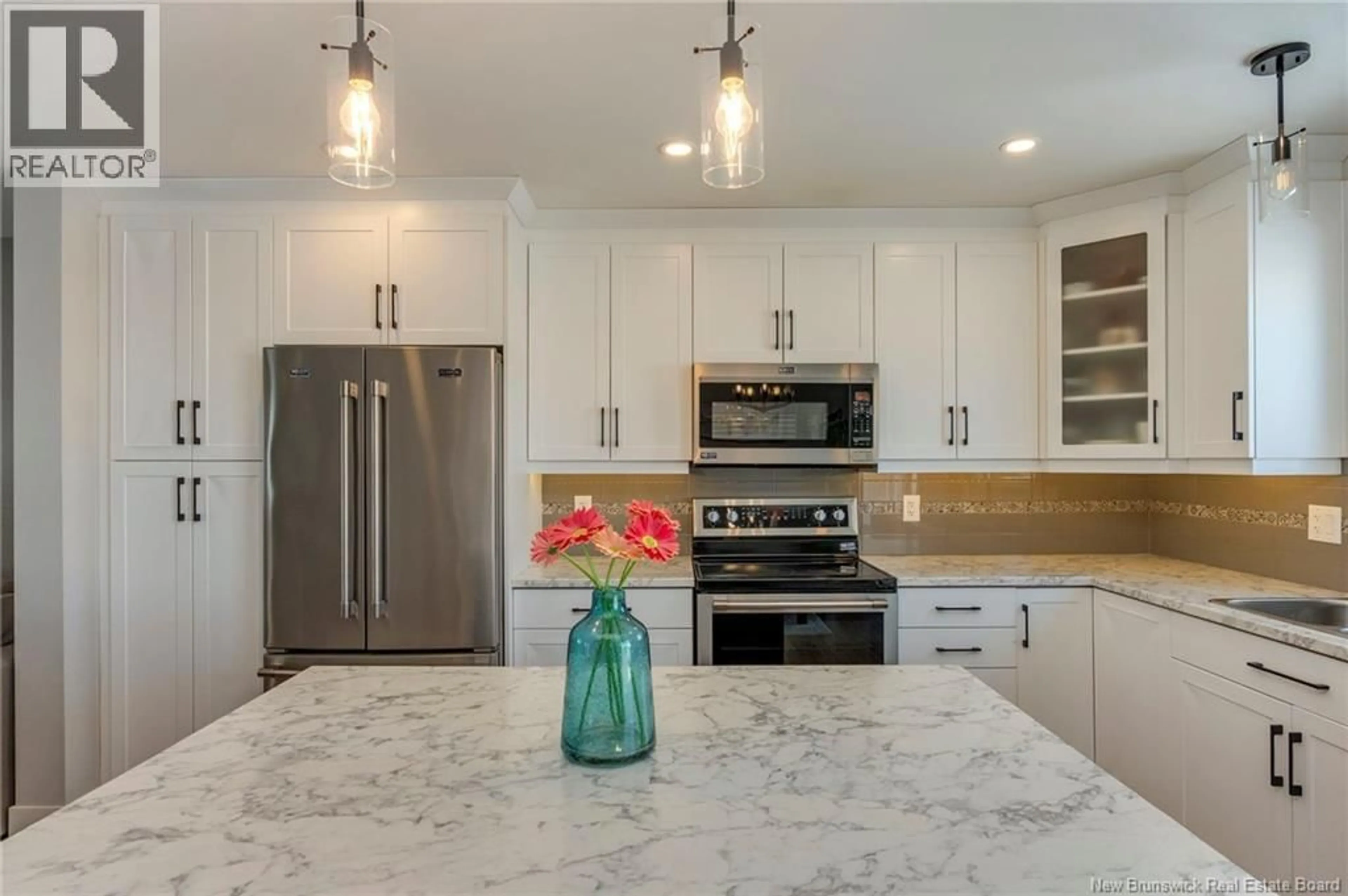 Open concept kitchen, ceramic/tile floor for 46 AMITY STREET, Moncton New Brunswick E1G0Z8