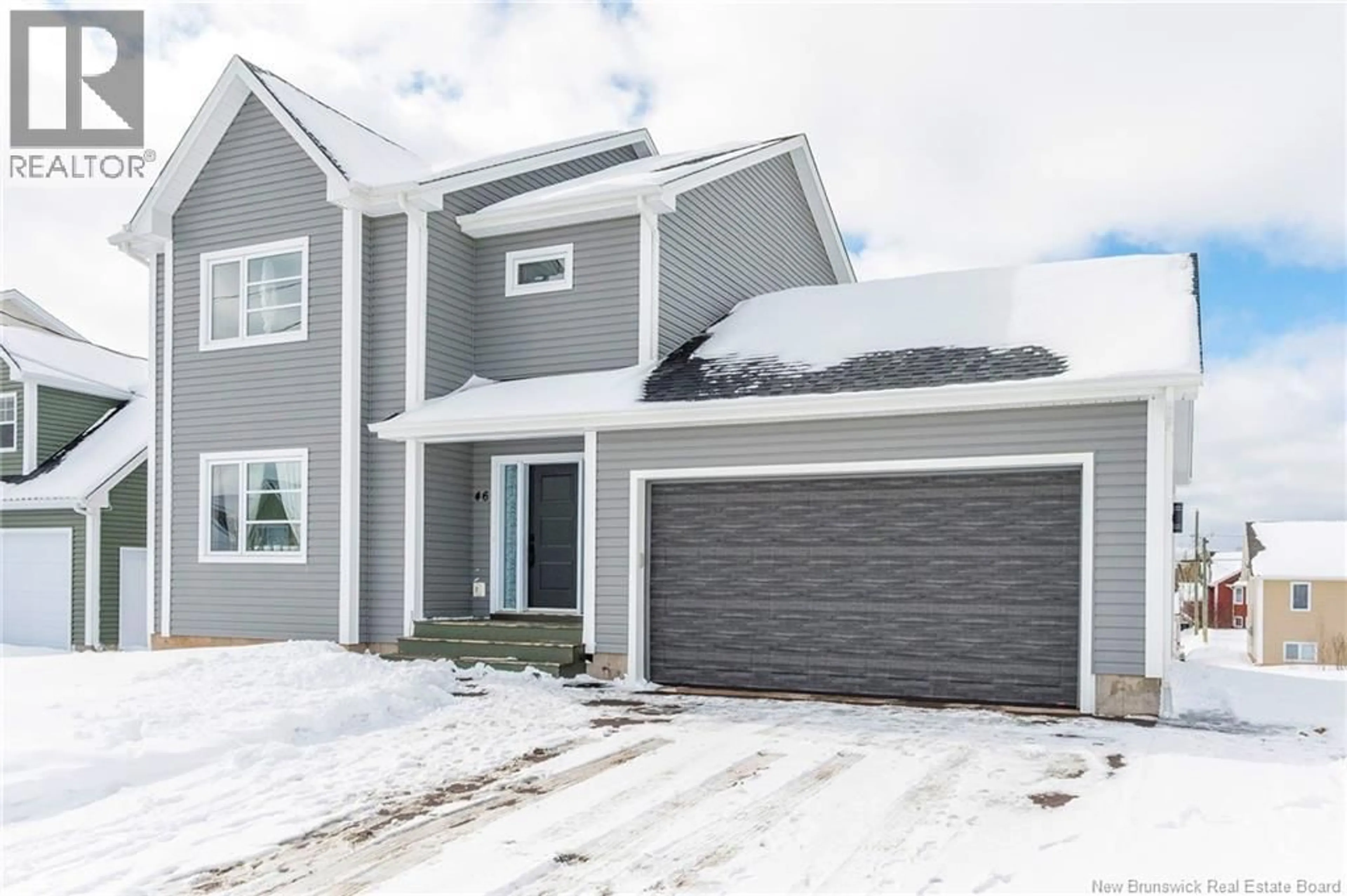 Home with vinyl exterior material, street for 46 AMITY STREET, Moncton New Brunswick E1G0Z8