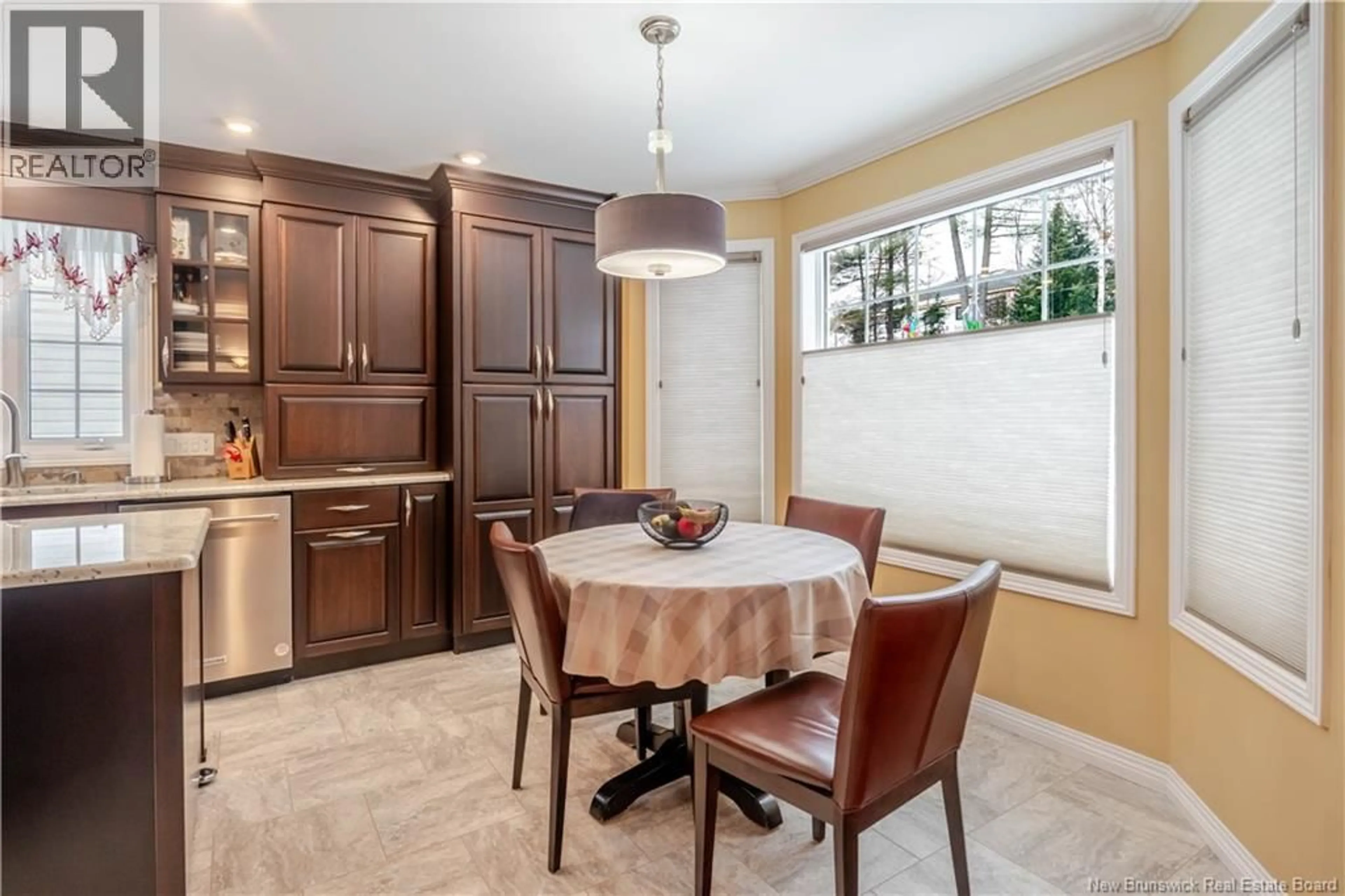 Dining room, ceramic/tile floor for 32 BARBARA COURT, Fredericton New Brunswick E3B7G6