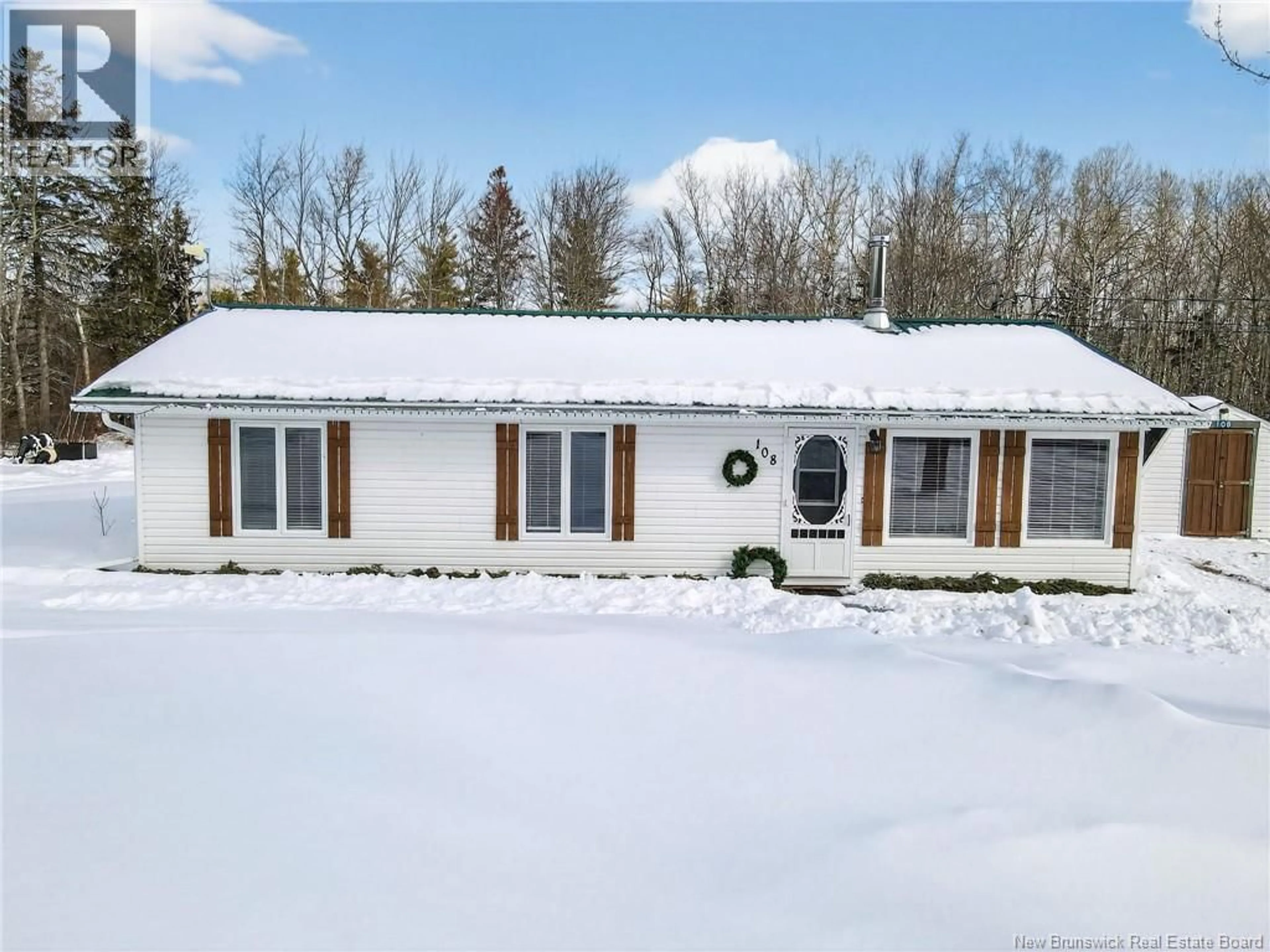 A pic from outside/outdoor area/front of a property/back of a property/a pic from drone, street for 108 LEWIS ROAD, Colpitts Settlement New Brunswick E4J1G5