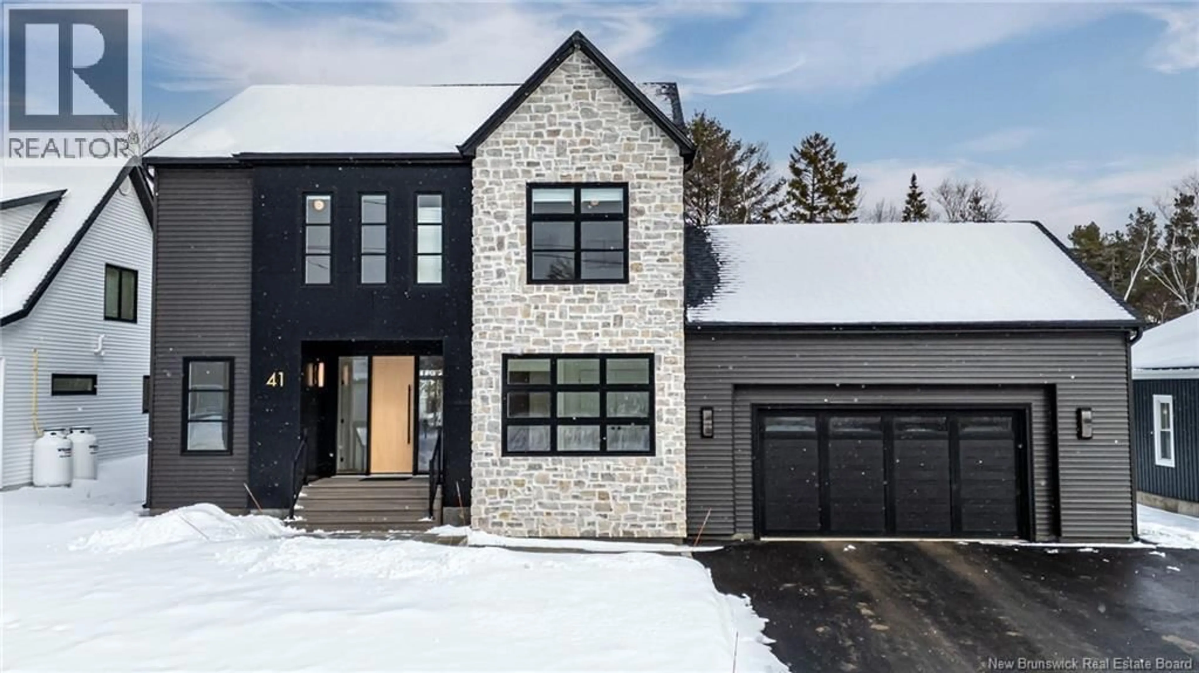 Home with brick exterior material, street for 41 BOXWOOD LANE, New Maryland New Brunswick E3C0R7