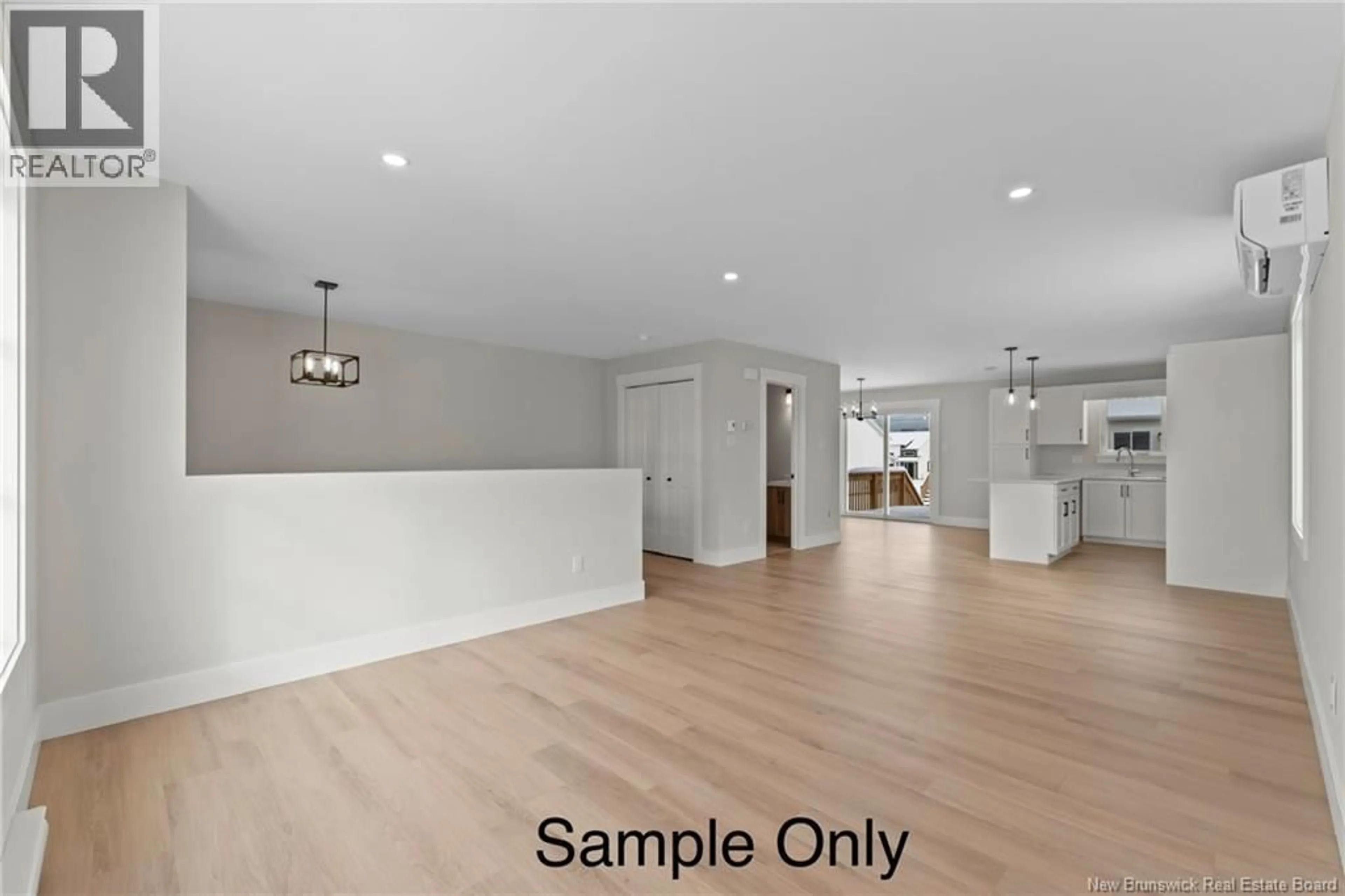 Open concept kitchen, wood/laminate floor for 296 MACCOUN STREET, Moncton New Brunswick E1K0A1