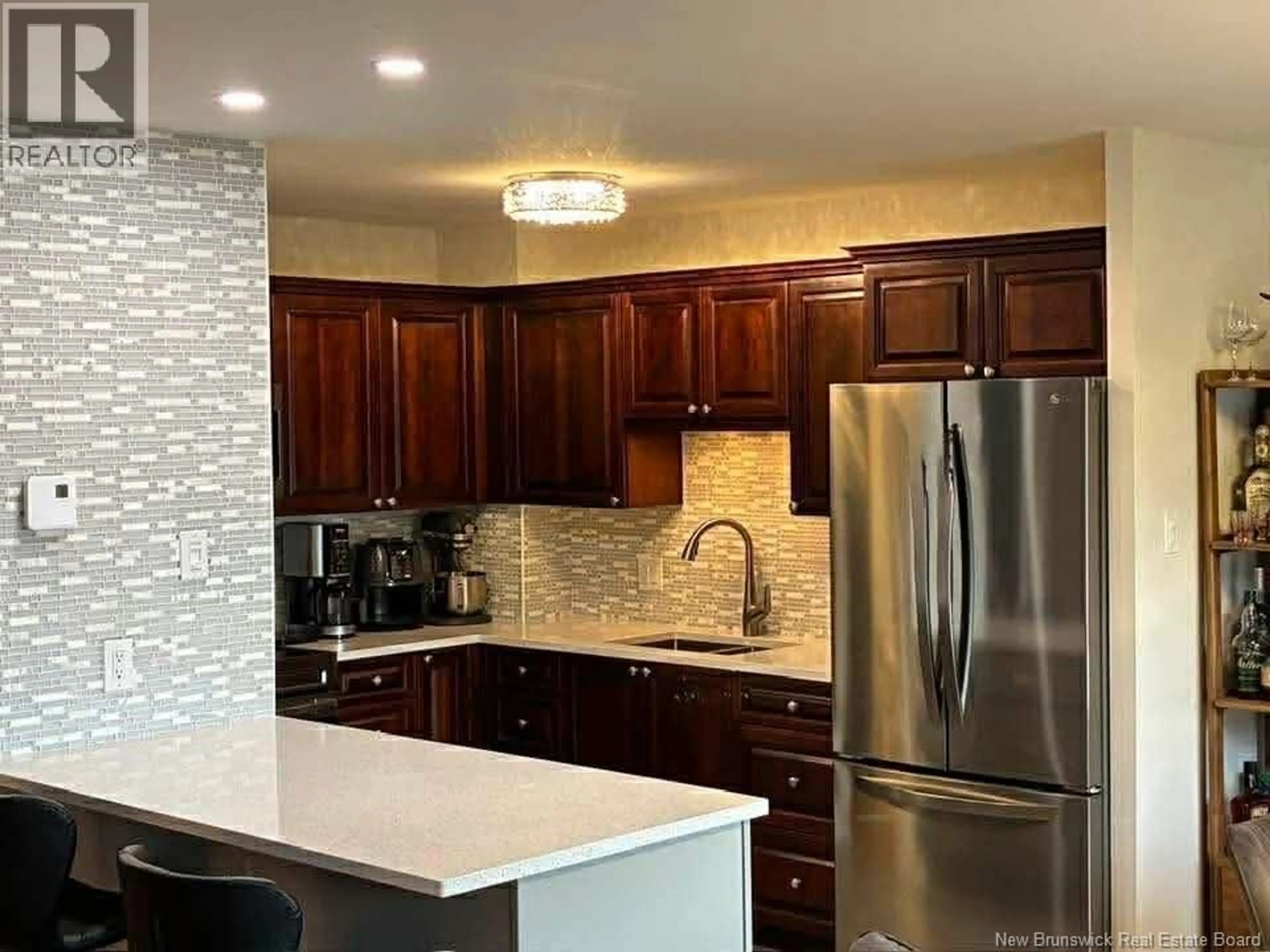 Open concept kitchen, ceramic/tile floor for 3 - 2865 ROTHESAY ROAD ROAD, Rothesay New Brunswick E2E5V1