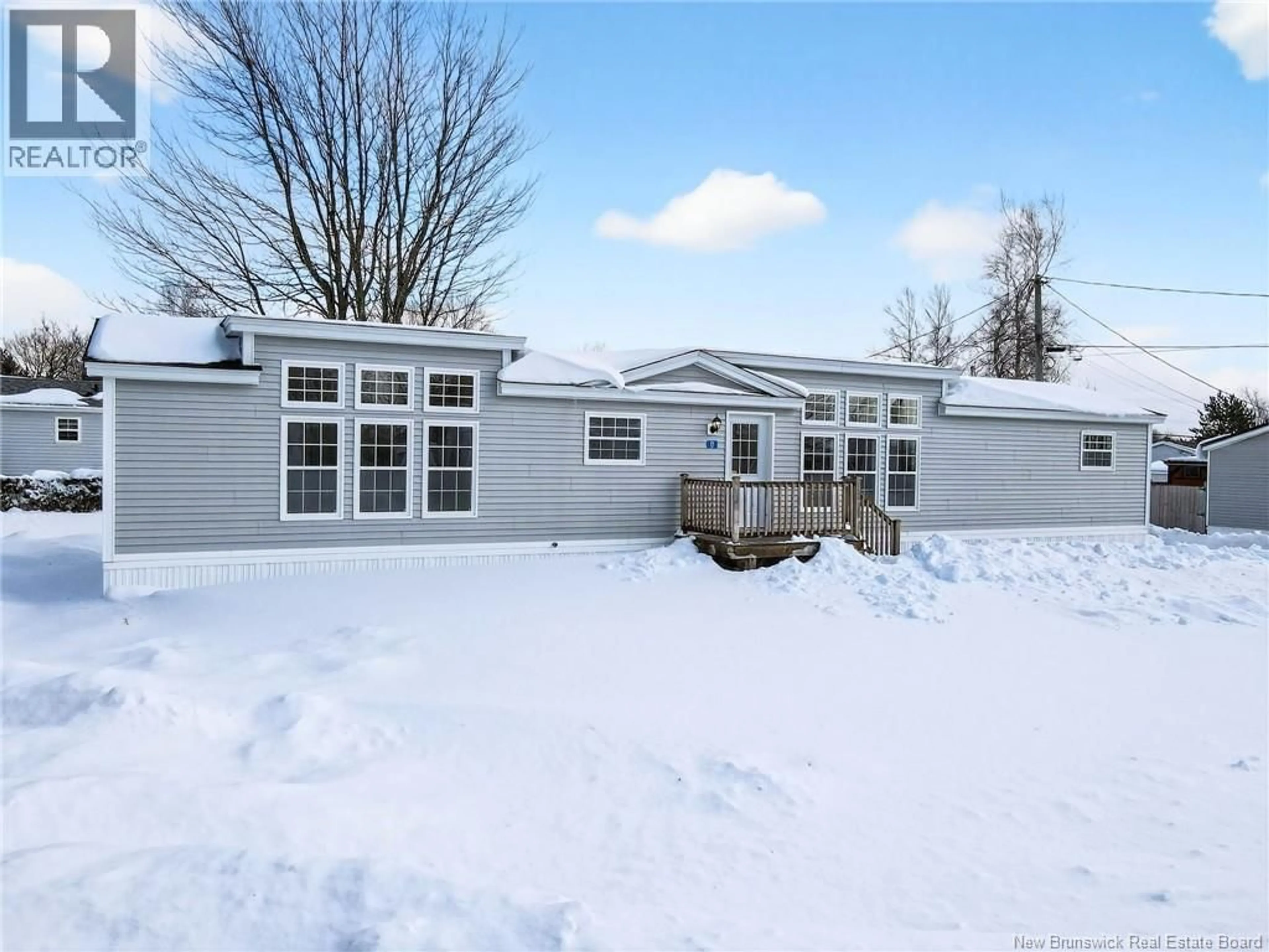 Home with vinyl exterior material, street for 8 CHICKADEE STREET, Moncton New Brunswick E1H2V4