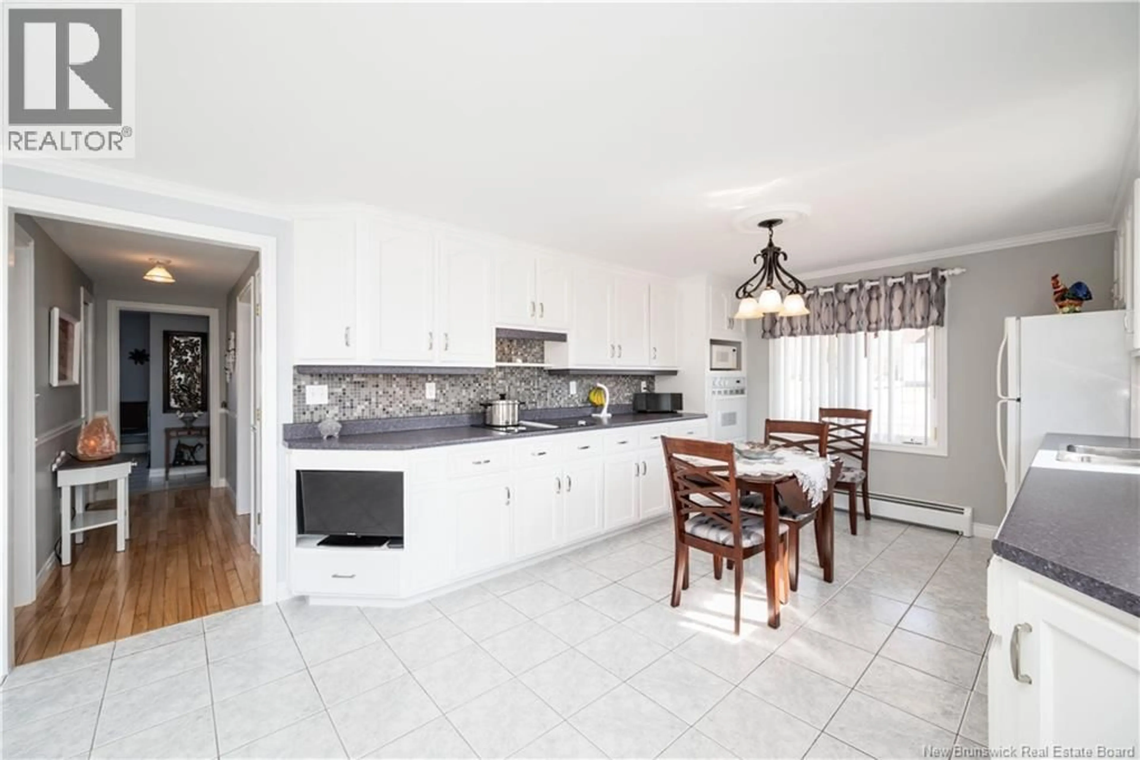 Open concept kitchen, ceramic/tile floor for 917 ROUTE 933, Haute-Aboujagane New Brunswick E4P5R1