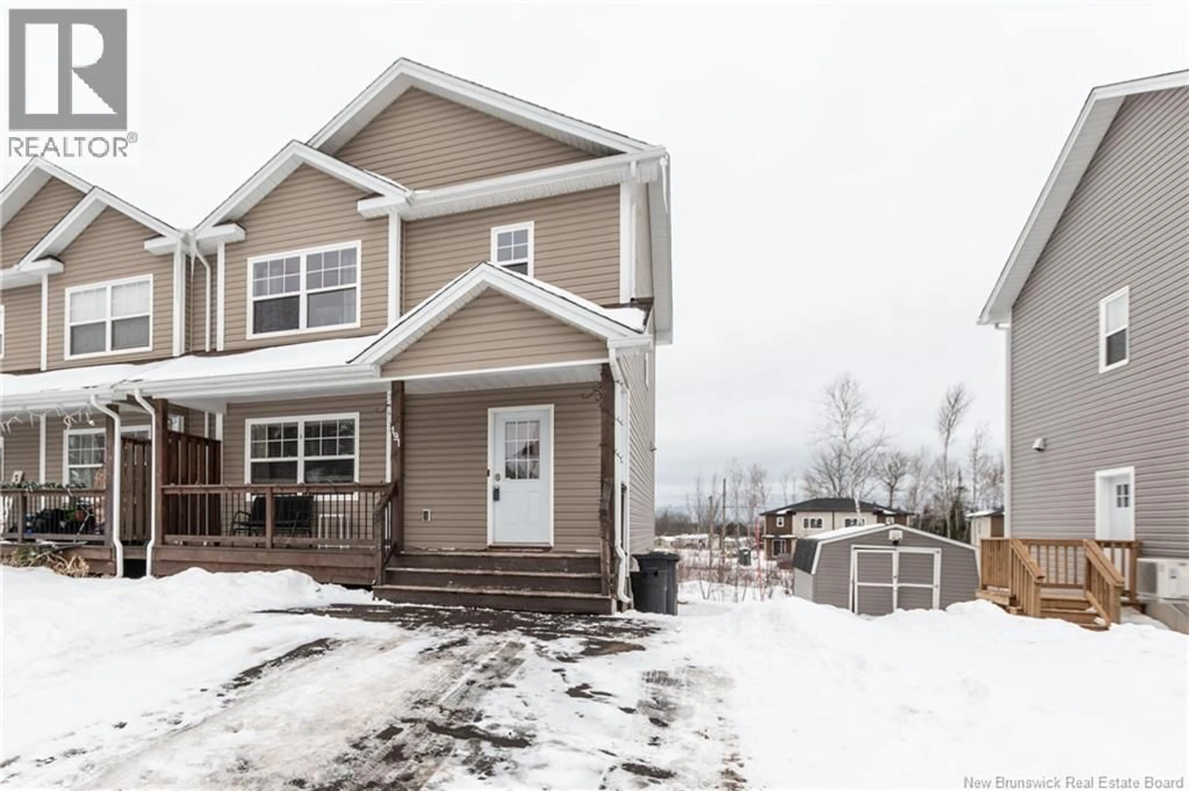 Home with vinyl exterior material, street for 191 SENESE STREET, Moncton New Brunswick E1E0B9