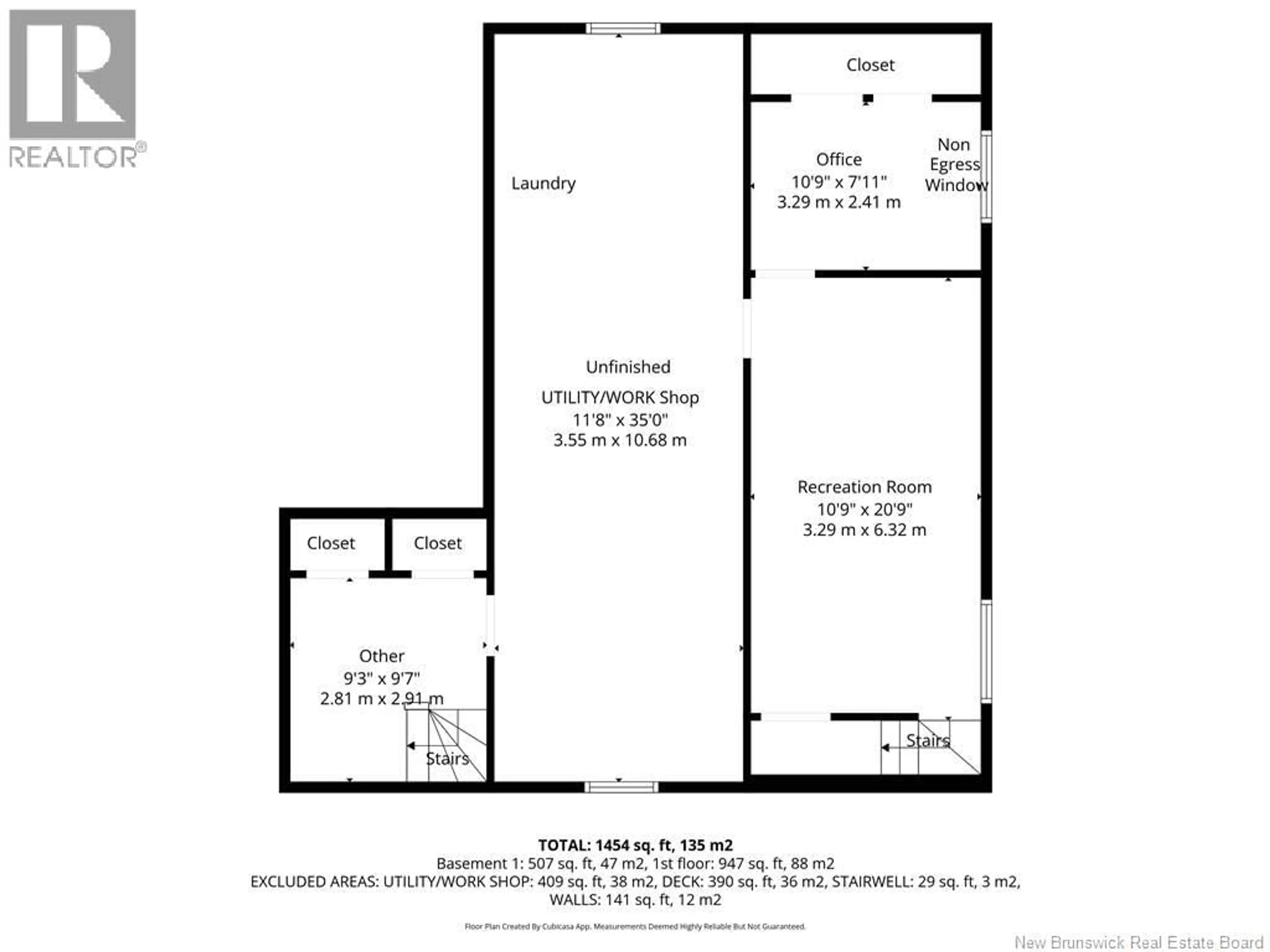 Floor plan for 29805 ROUTE 134, Dalhousie Junction New Brunswick E3N5Z9