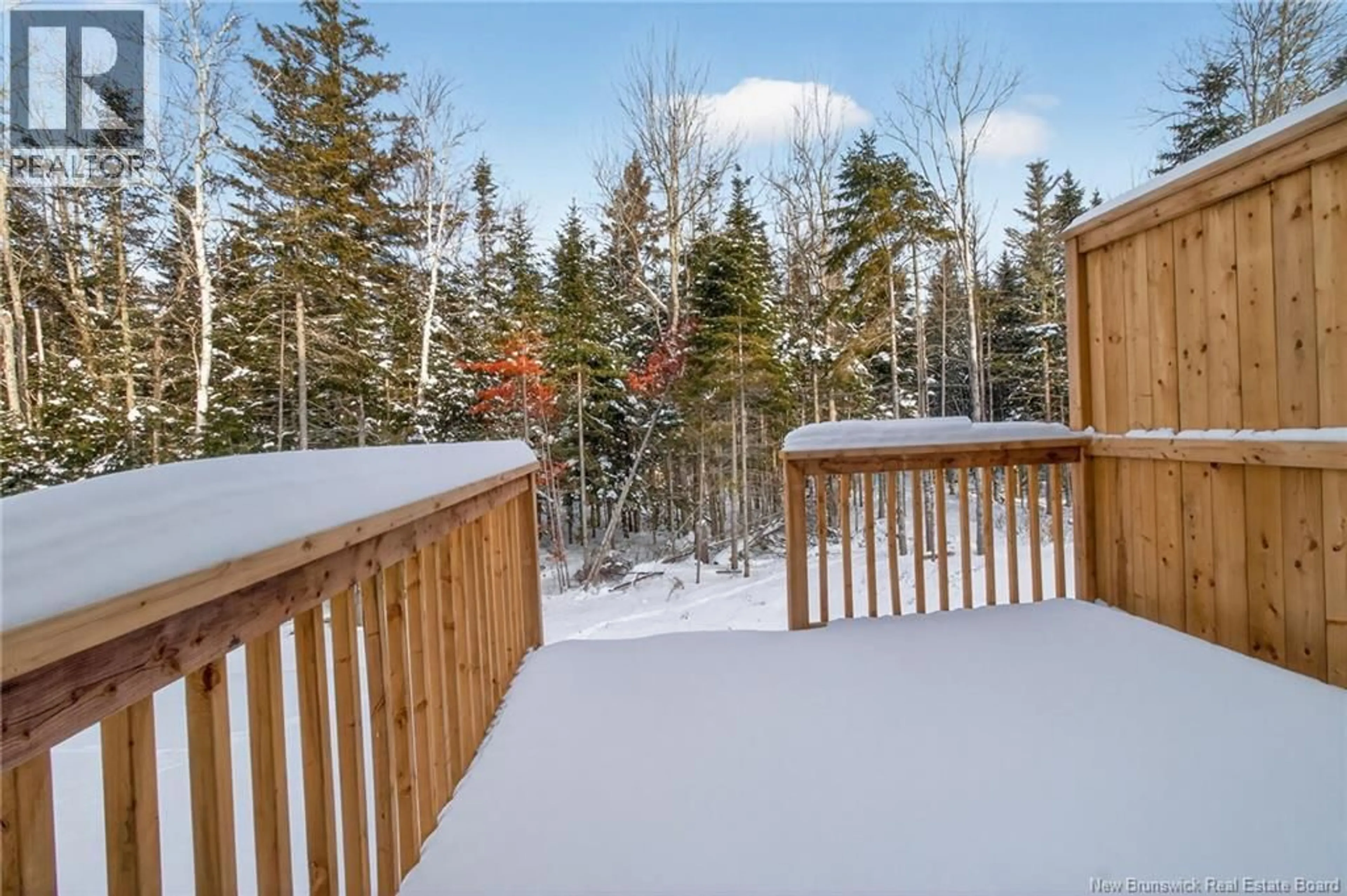 Patio, forest/trees view for 170 DES ELEVES STREET, Dieppe New Brunswick E1A4V6