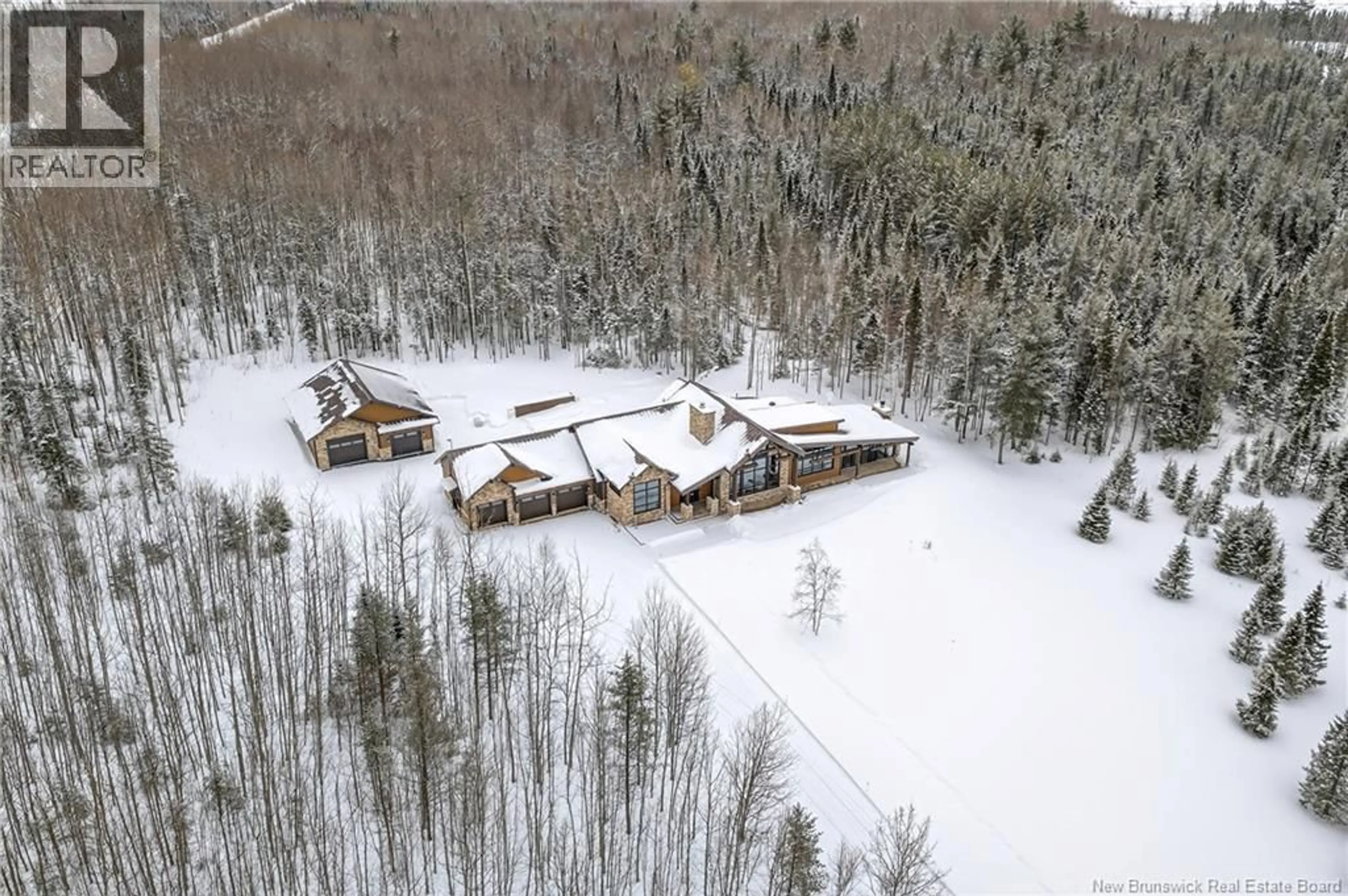 A pic from outside/outdoor area/front of a property/back of a property/a pic from drone, unknown for 2460 ROUTE 160, Saint-Sauveur New Brunswick E8L1R8