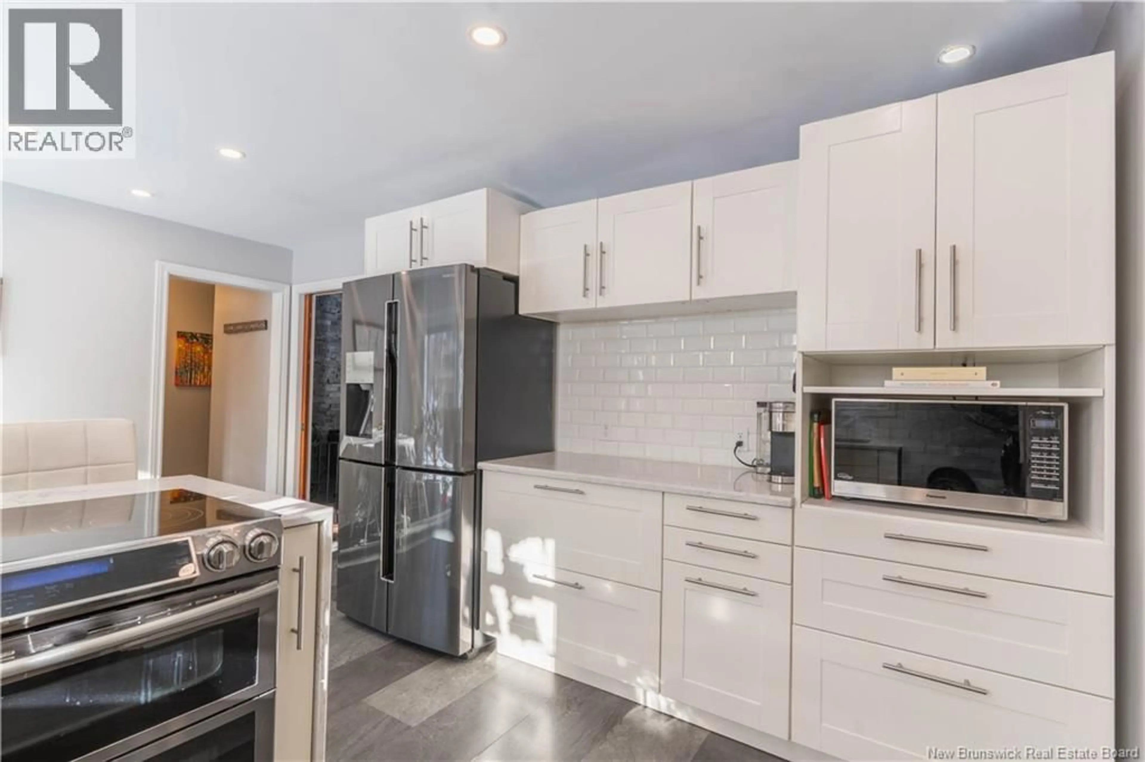 Open concept kitchen, ceramic/tile floor for 15 MCKINNON ROAD, Miramichi New Brunswick E1V5Y1