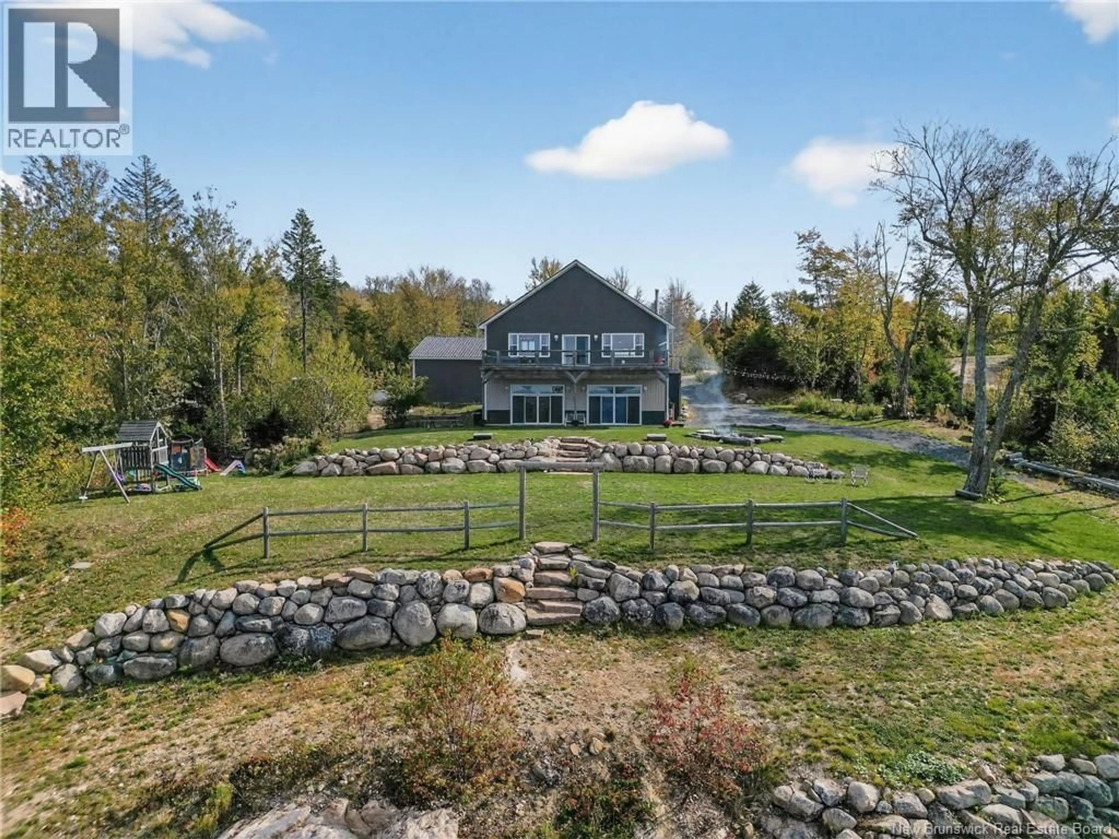 A pic from outside/outdoor area/front of a property/back of a property/a pic from drone, water/lake/river/ocean view for 61 BLUFF ROAD, Utopia New Brunswick E5C2K1