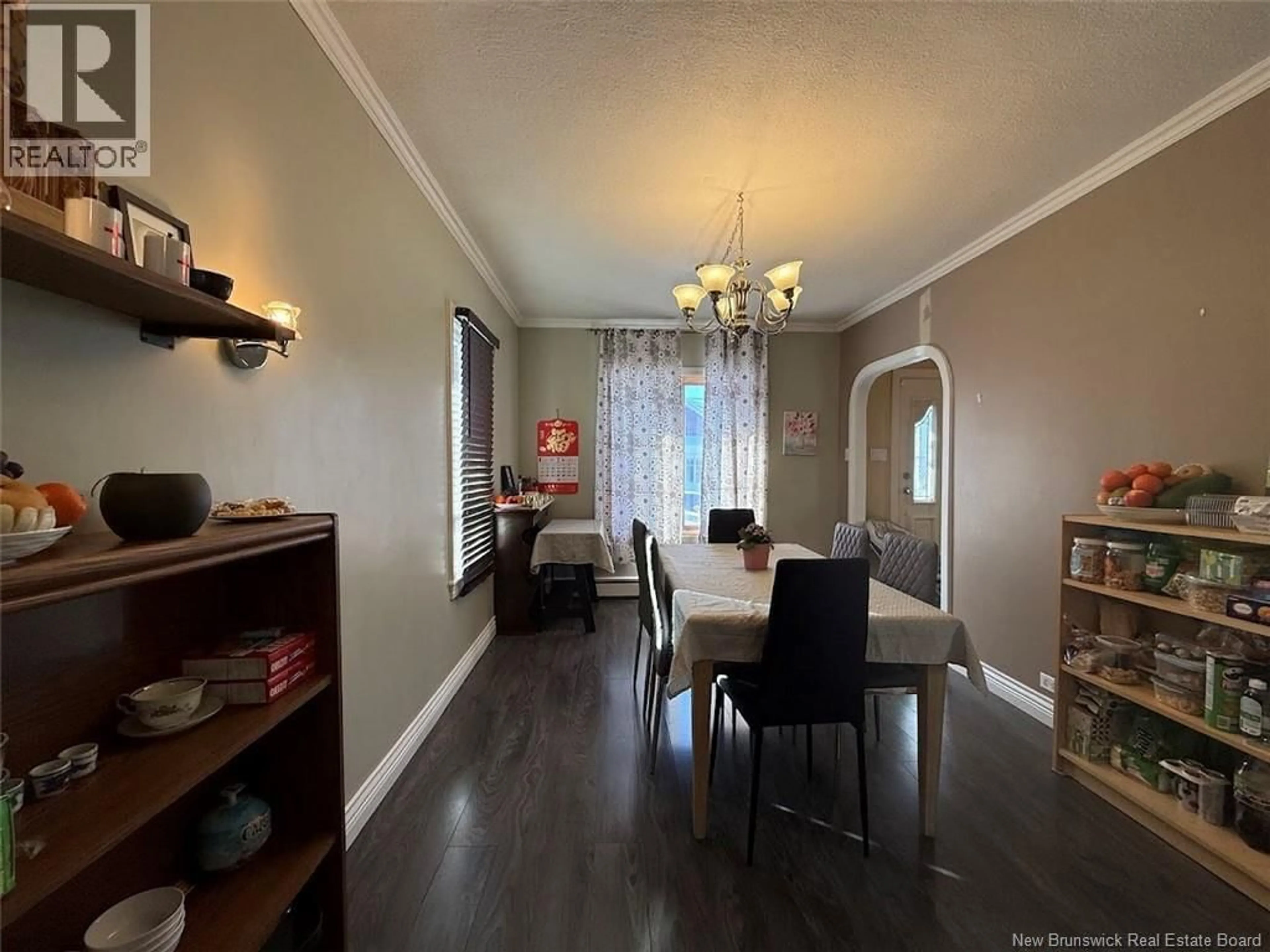 Dining room, wood/laminate floor for 17 BERNIER STREET, Edmundston New Brunswick E3V1Y6