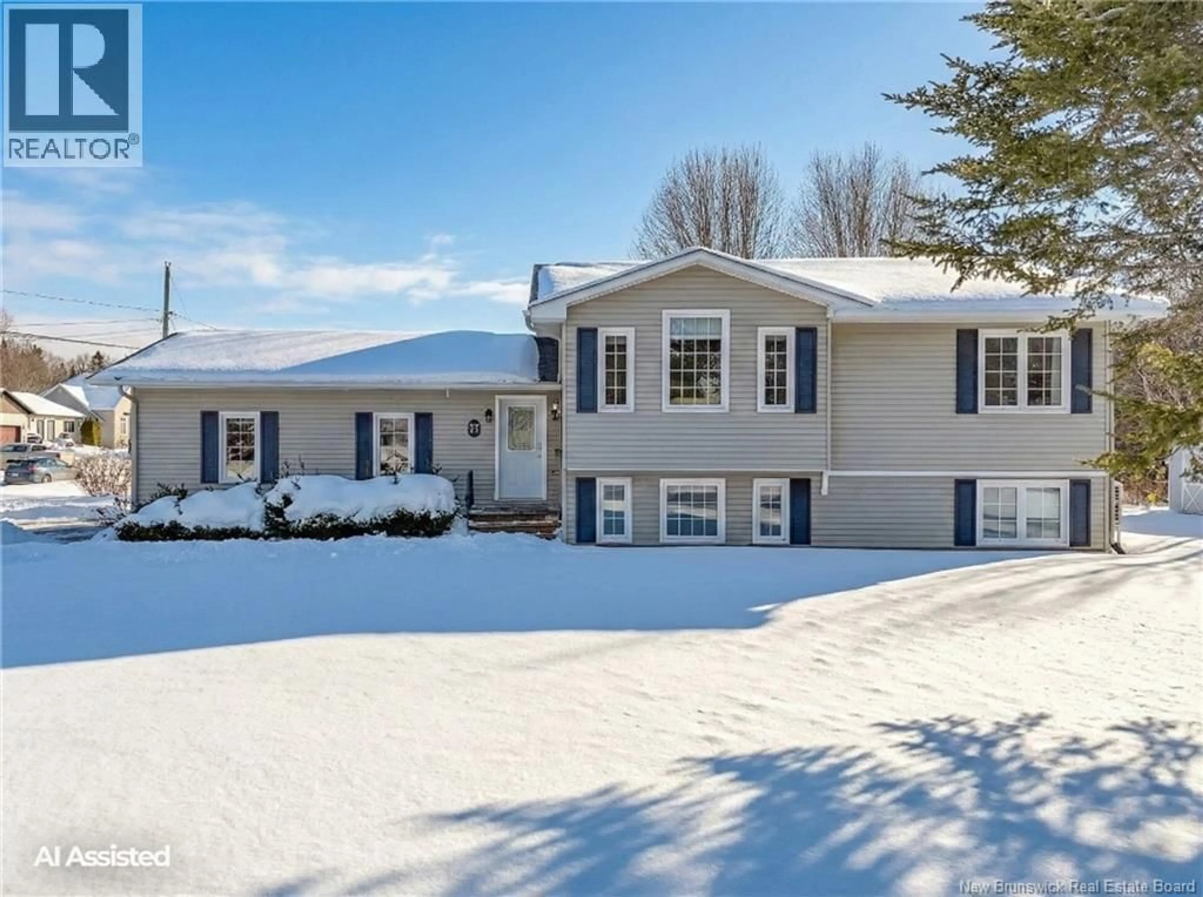Home with vinyl exterior material, street for 27 BALDWIN STREET, New Maryland New Brunswick E3C1C1