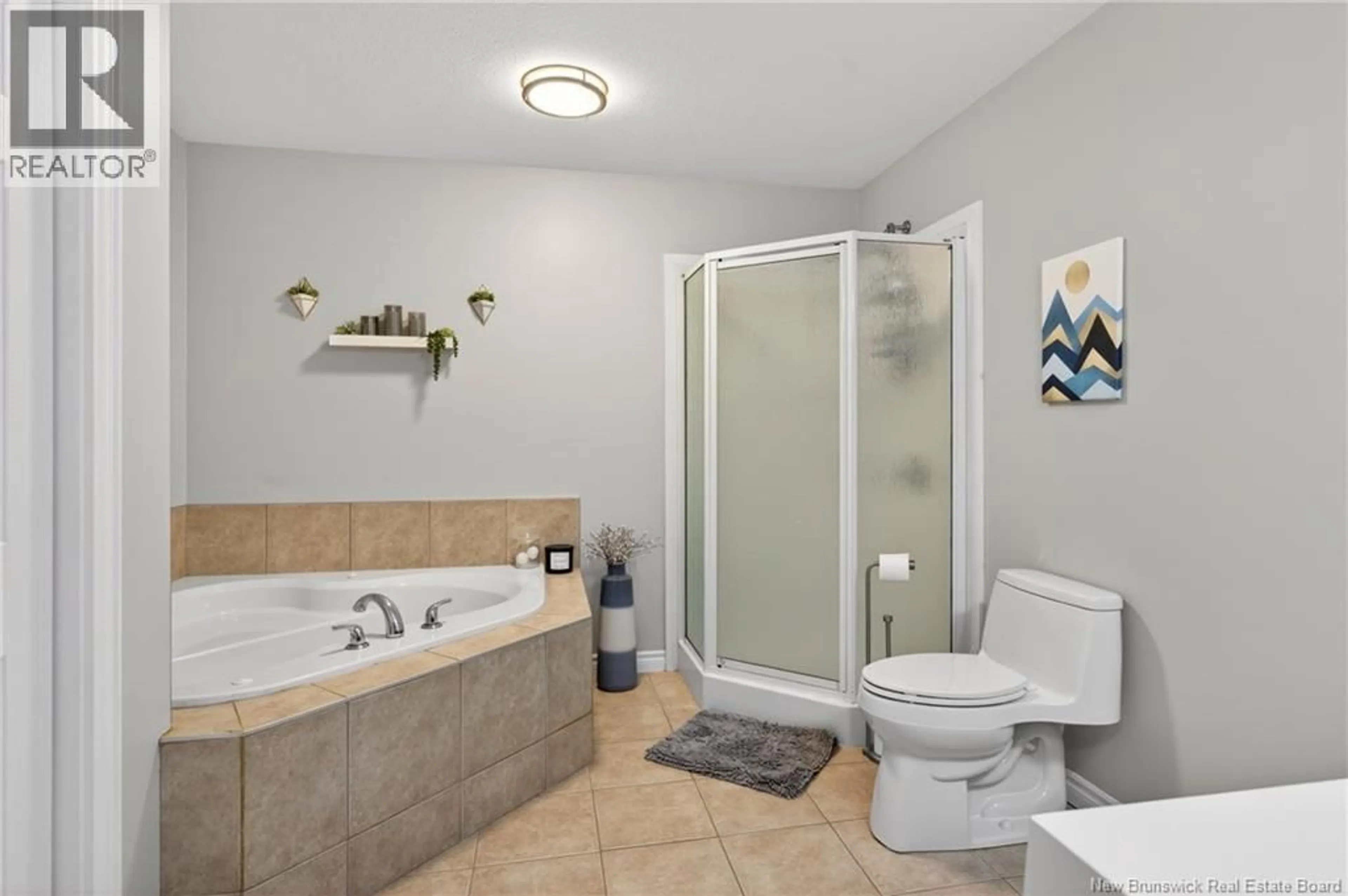 Standard bathroom, ceramic/tile floor for 28 - 51 LIAN STREET, Fredericton New Brunswick E3C0A2