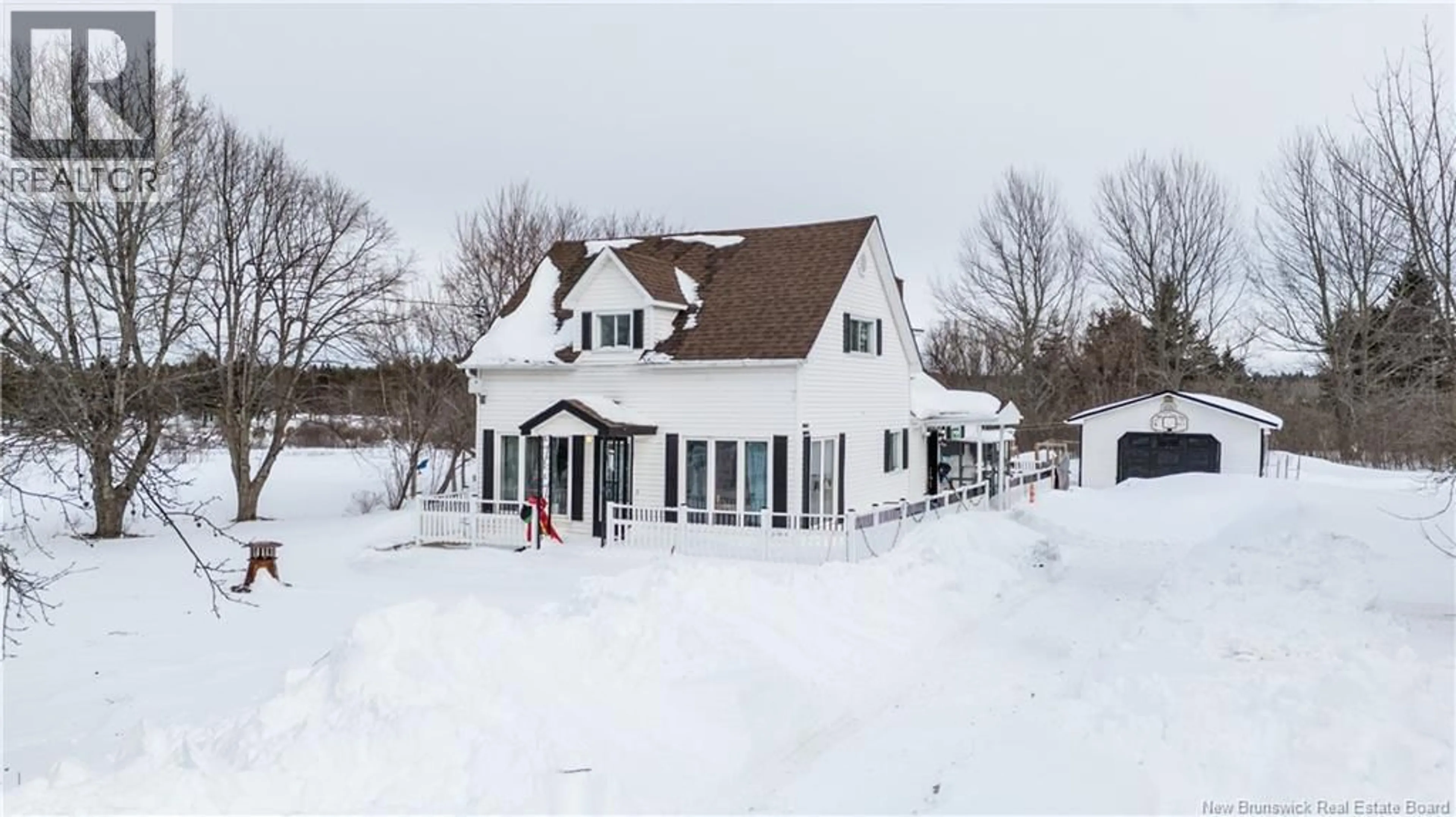 A pic from outside/outdoor area/front of a property/back of a property/a pic from drone, street for 1356 LAWSON ROAD, Saint-Norbert New Brunswick E4S5H5