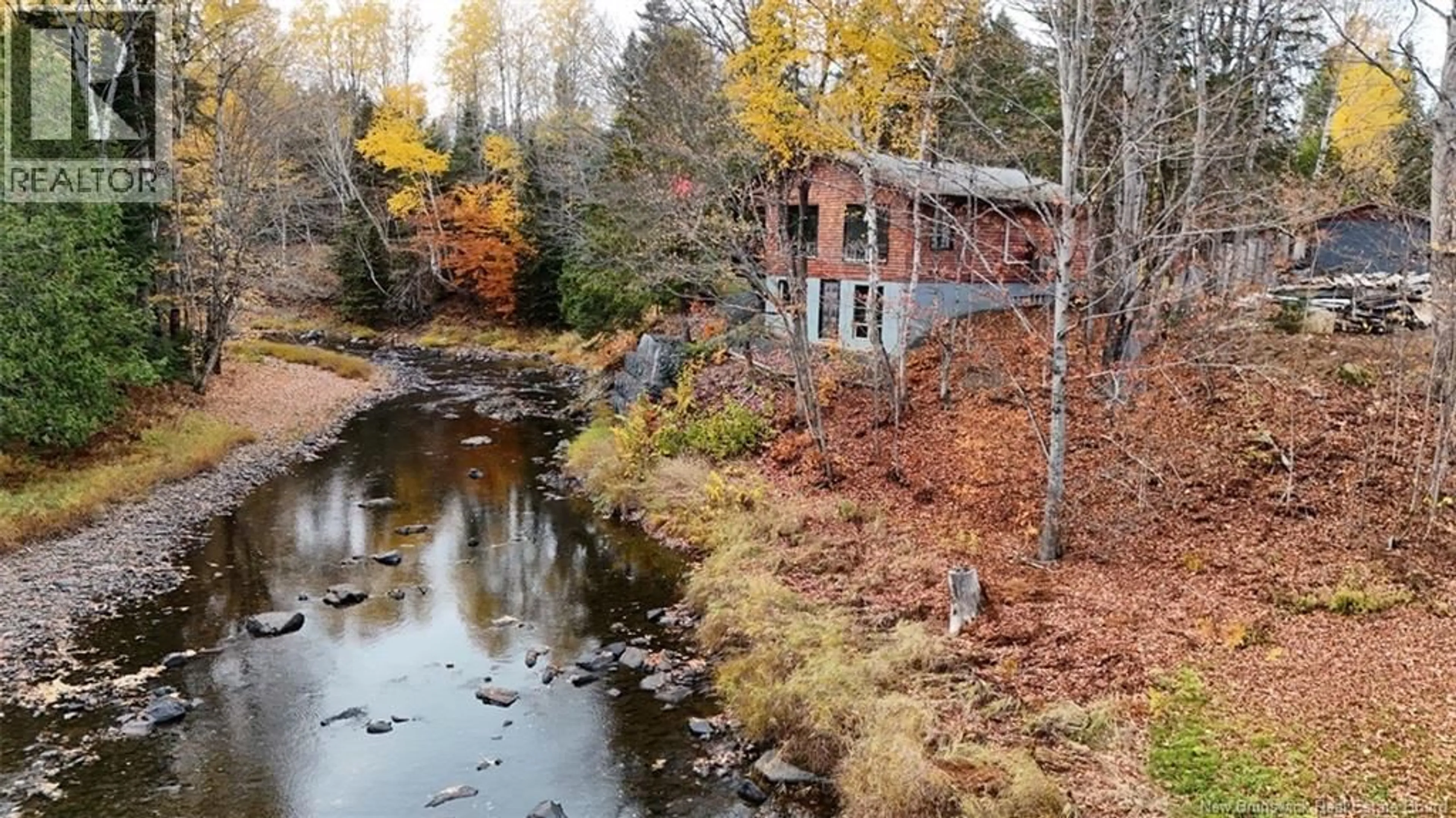 A pic from outside/outdoor area/front of a property/back of a property/a pic from drone, water/lake/river/ocean view for 3075 MIDDLE RIVER ROAD, Middle River New Brunswick E2A6Y3