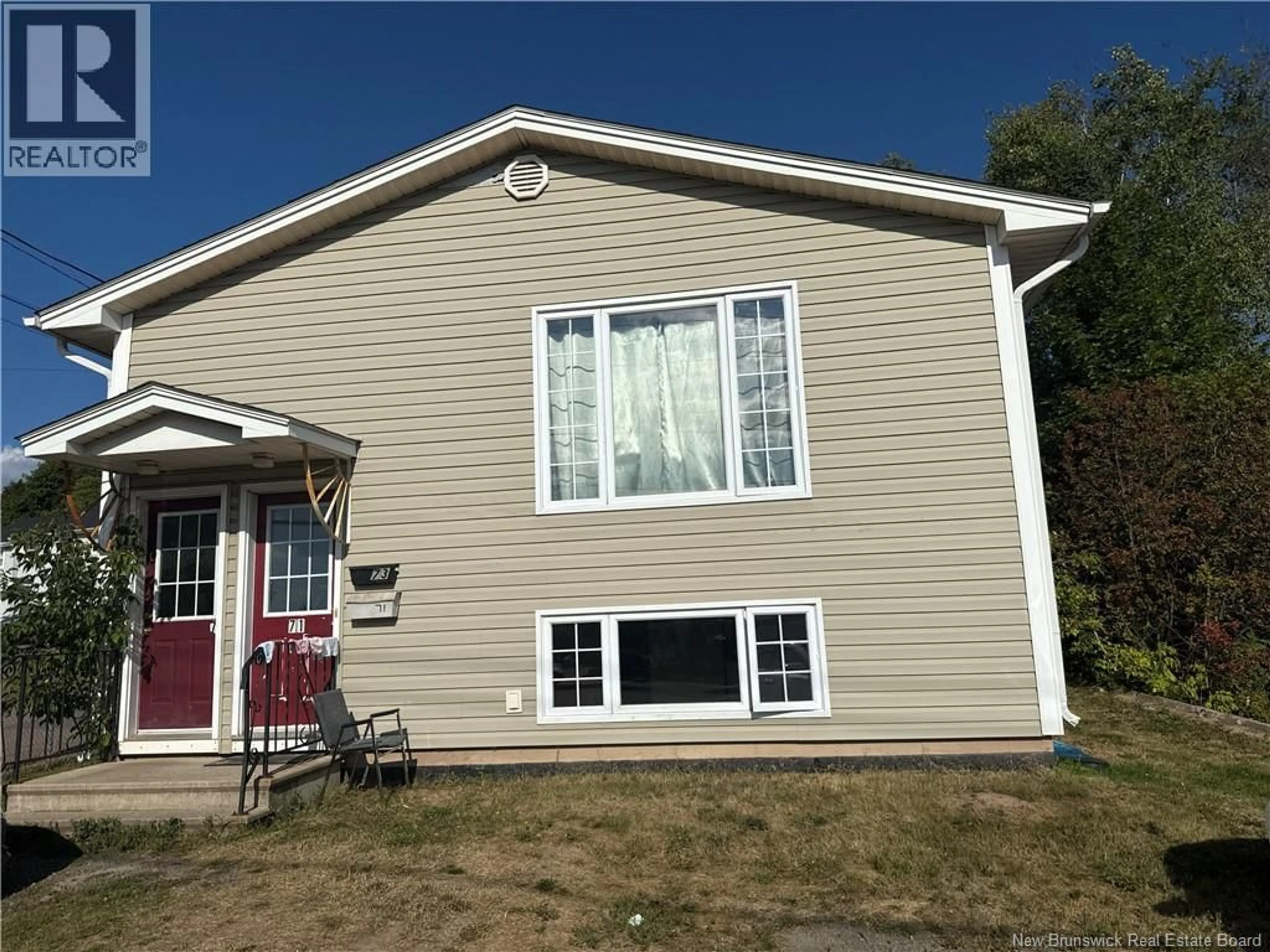 Home with vinyl exterior material, unknown for 71-73 MILL ROAD, Moncton New Brunswick E1A4A4