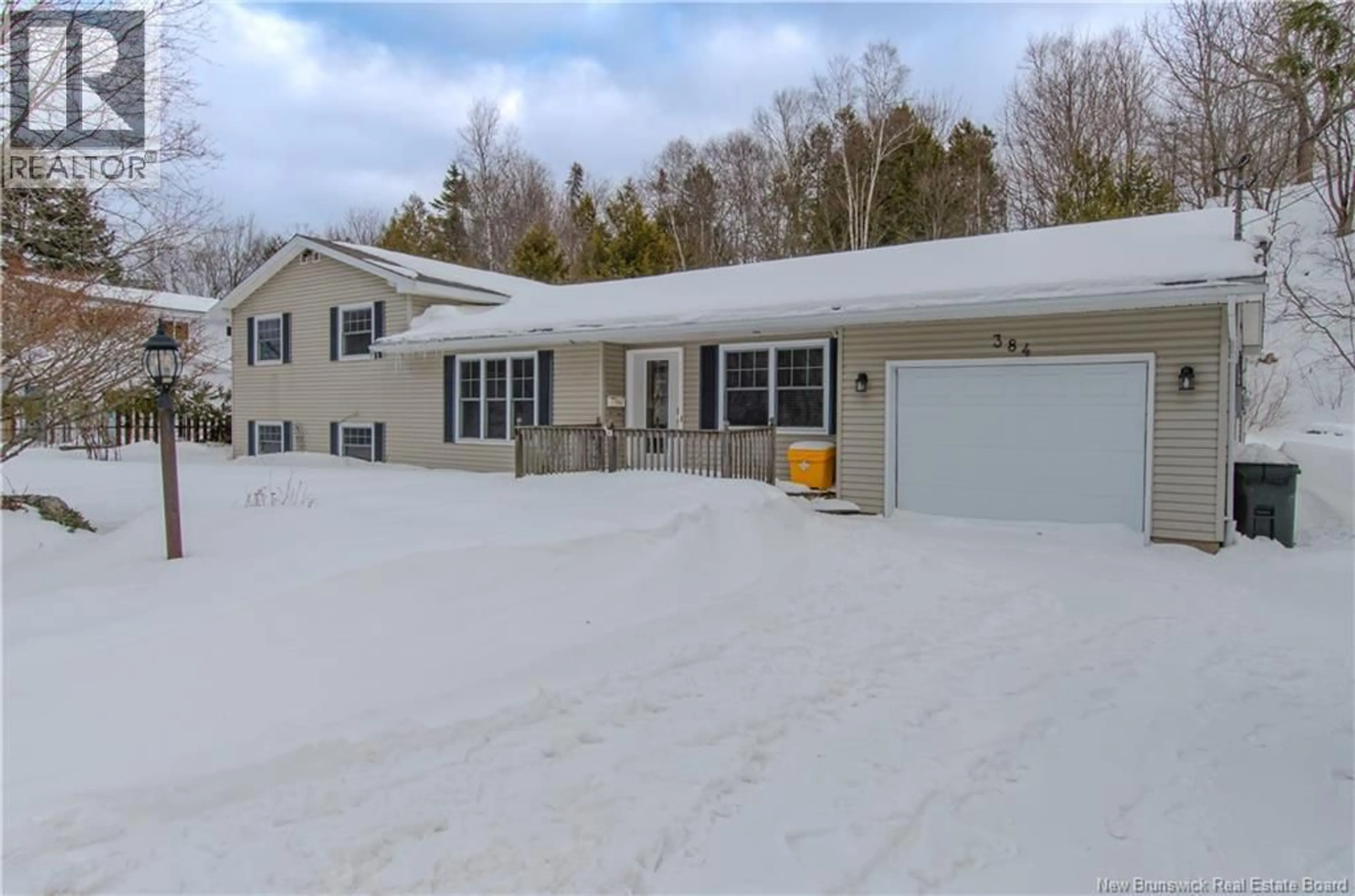 Home with vinyl exterior material, street for 384 MT PLEASANT AVENUE, Saint John New Brunswick E2K3V4