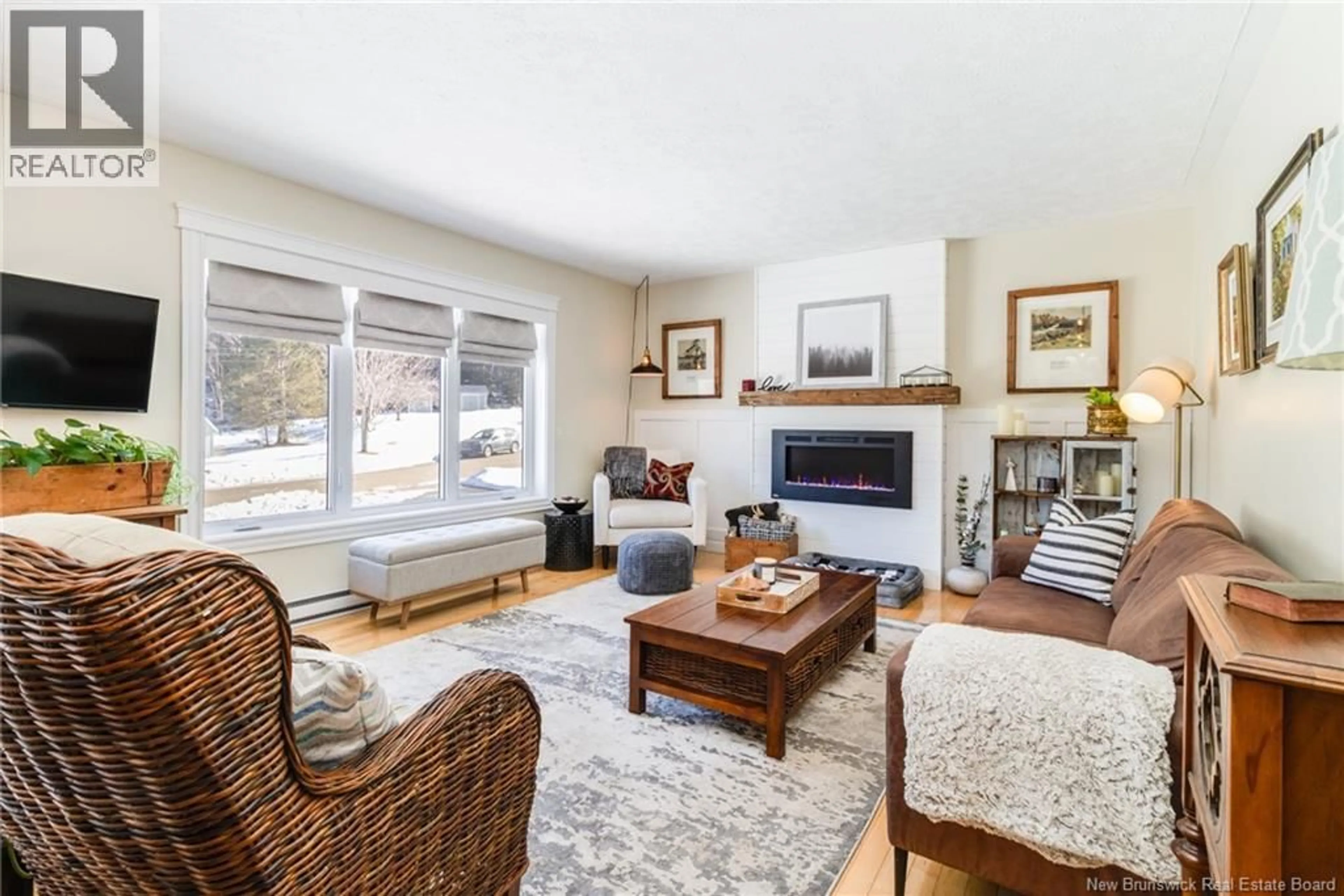 Living room with furniture, wood/laminate floor for 90 DEBBIE LANE, Richibucto Road New Brunswick E3A6T9