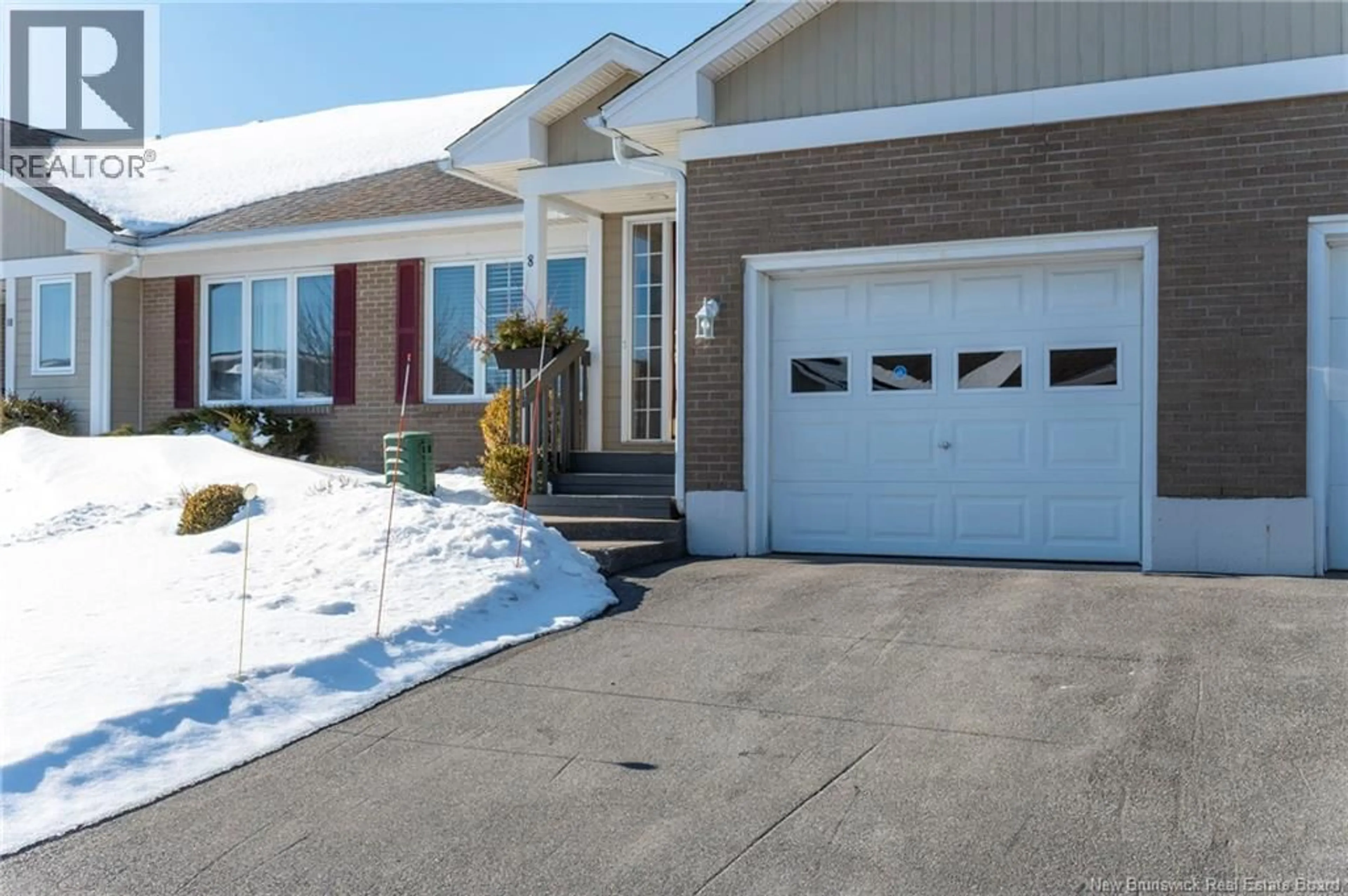 Home with vinyl exterior material, street for 8 ABBIE PLACE, Saint John New Brunswick E2M5T3
