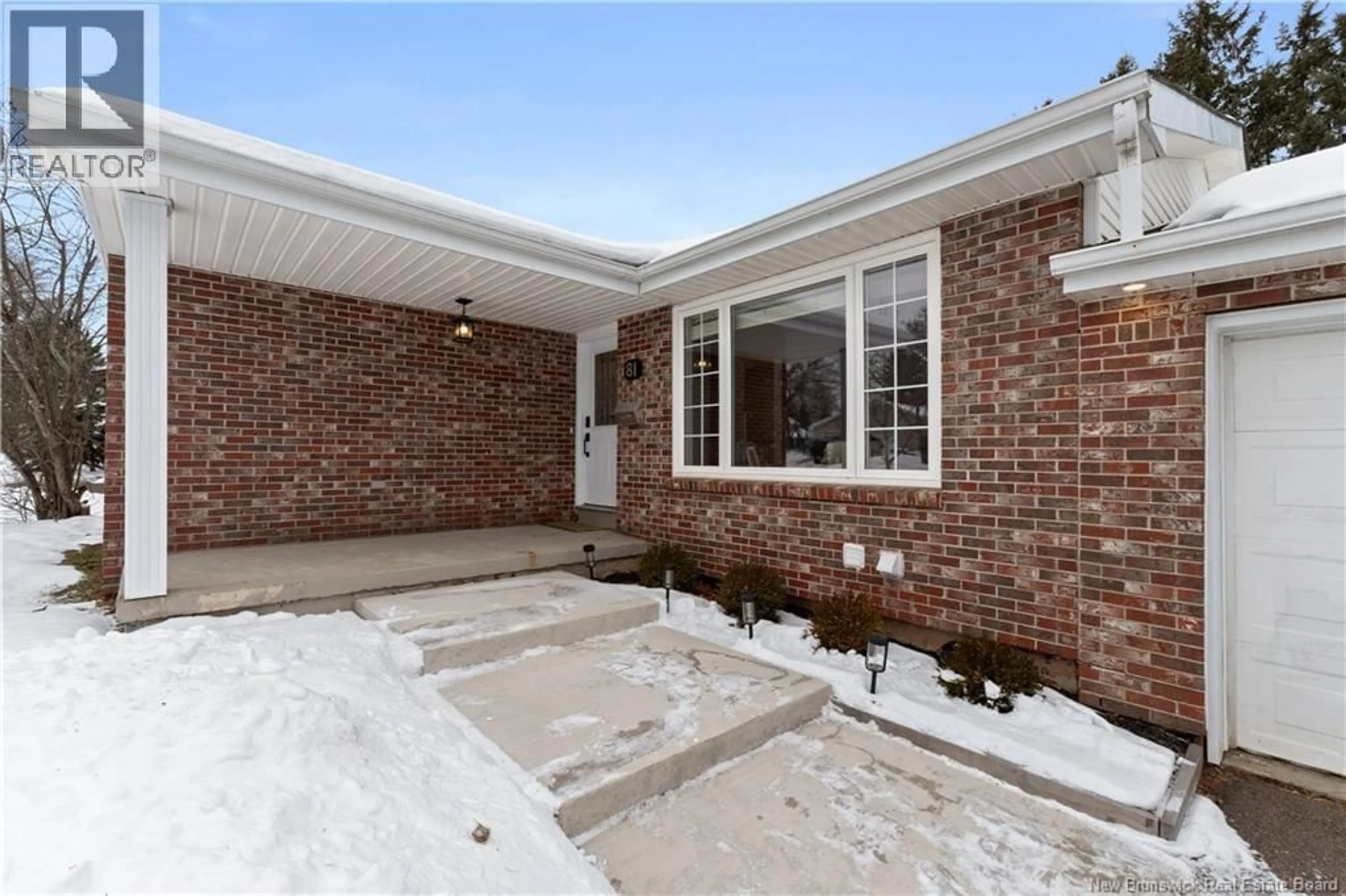 Home with brick exterior material, street for 81 GLENGROVE ROAD, Moncton New Brunswick E1A5W7