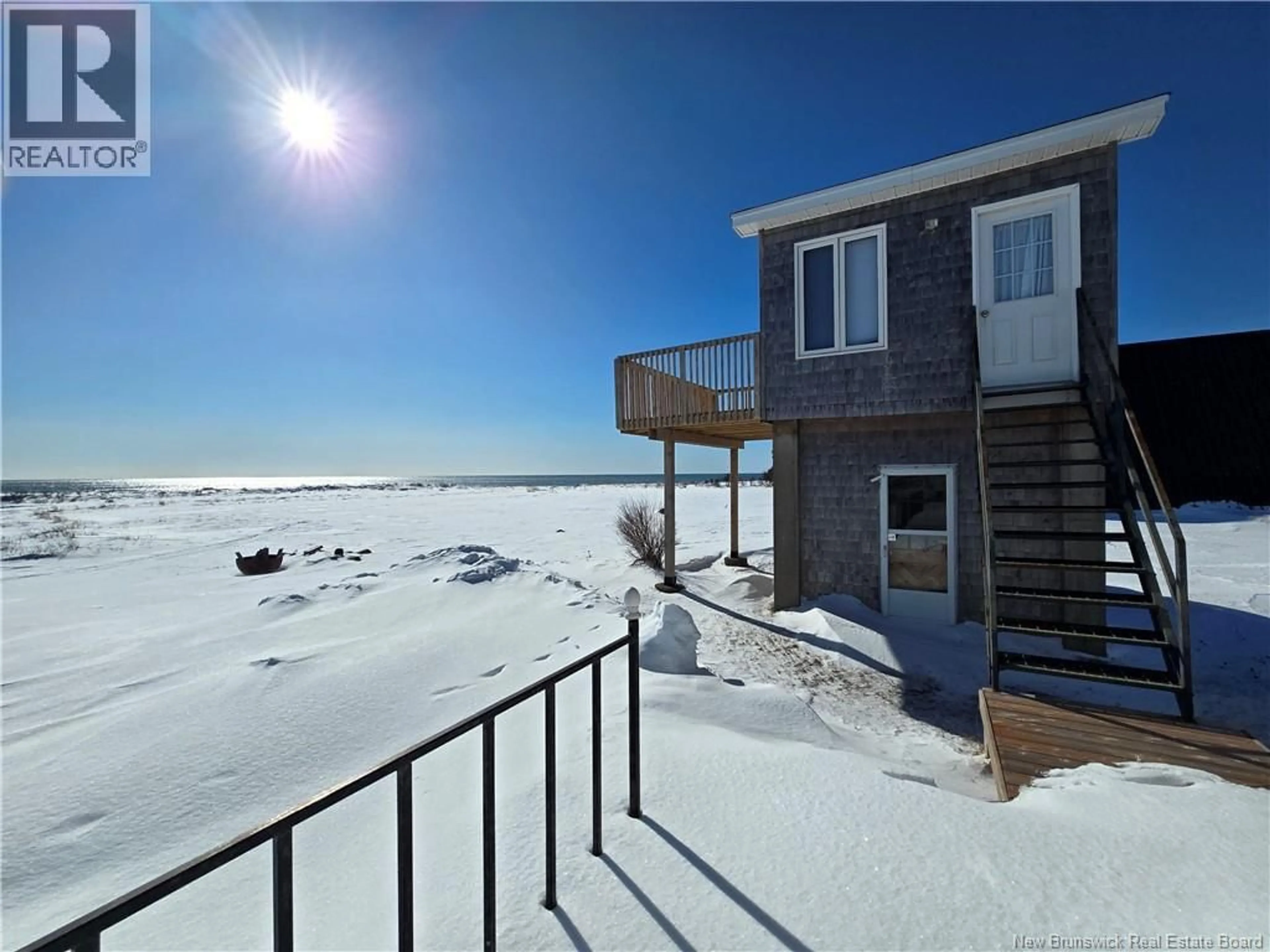 A pic from outside/outdoor area/front of a property/back of a property/a pic from drone, water/lake/river/ocean view for 60 CH GREEN POINT, Four Roads New Brunswick E1X2Z9