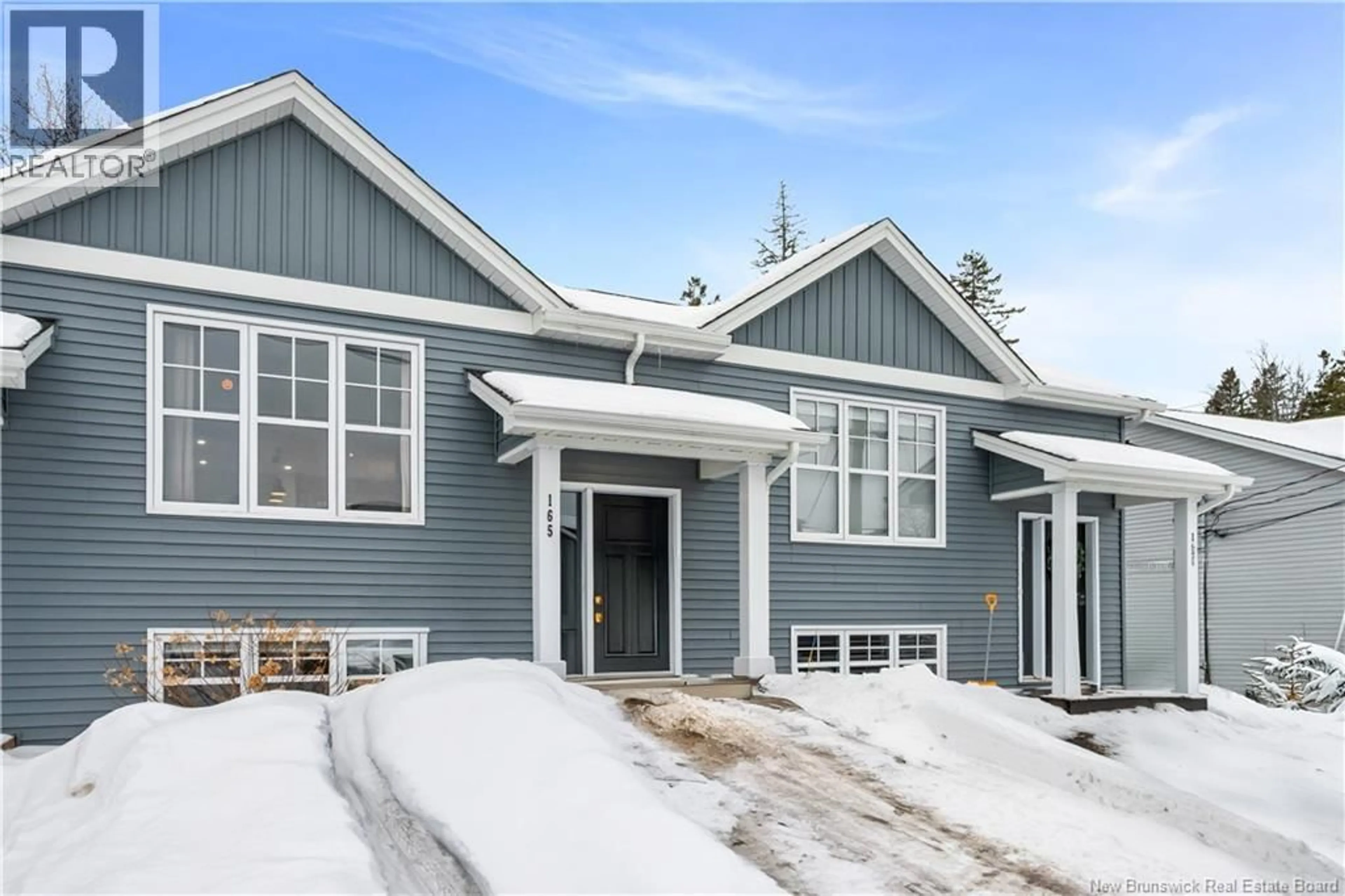 Home with vinyl exterior material, street for 165 DES EERABLES, Dieppe New Brunswick E1A9B1