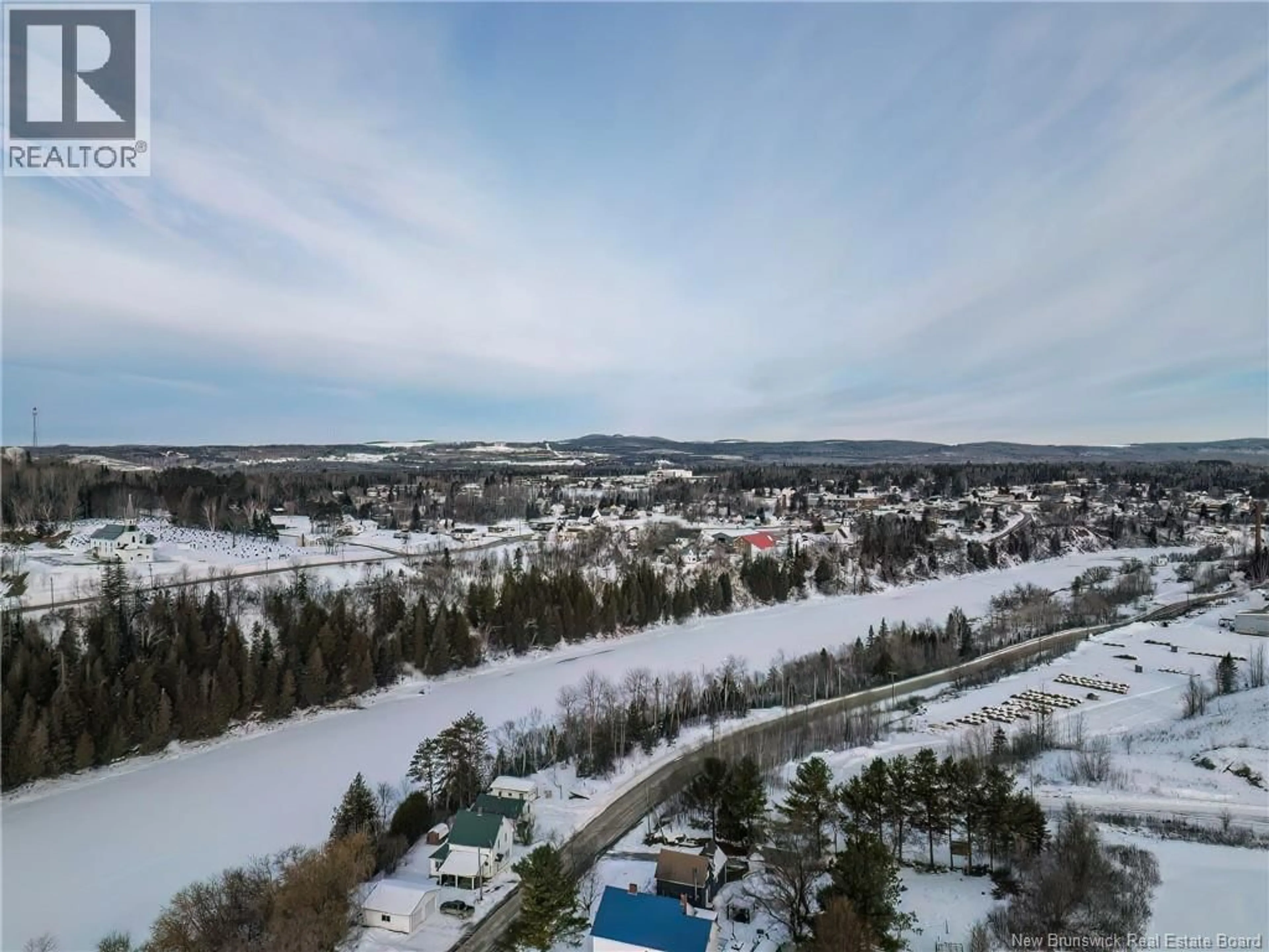A pic from outside/outdoor area/front of a property/back of a property/a pic from drone, water/lake/river/ocean view for 424 TOBIQUE ROAD, Plaster Rock New Brunswick E7G3Z7