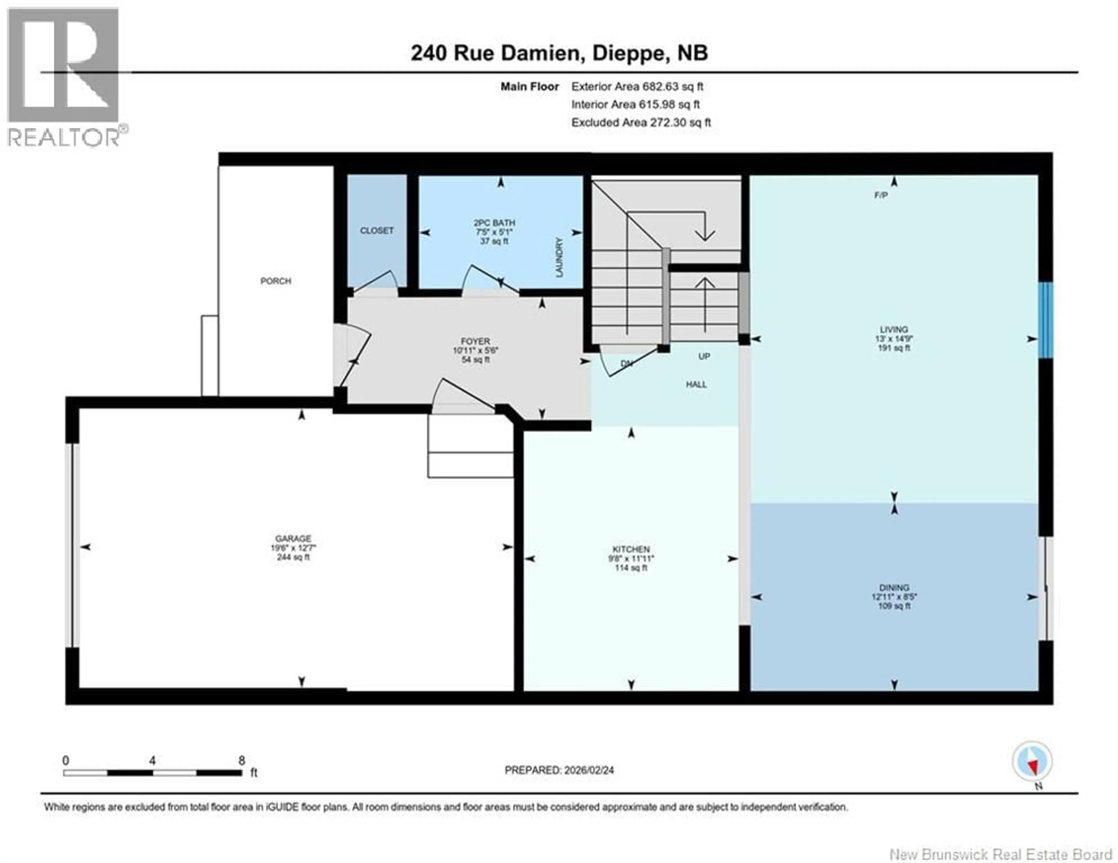 Floor plan for 240 DAMIEN STREET, Dieppe New Brunswick E1A0H3