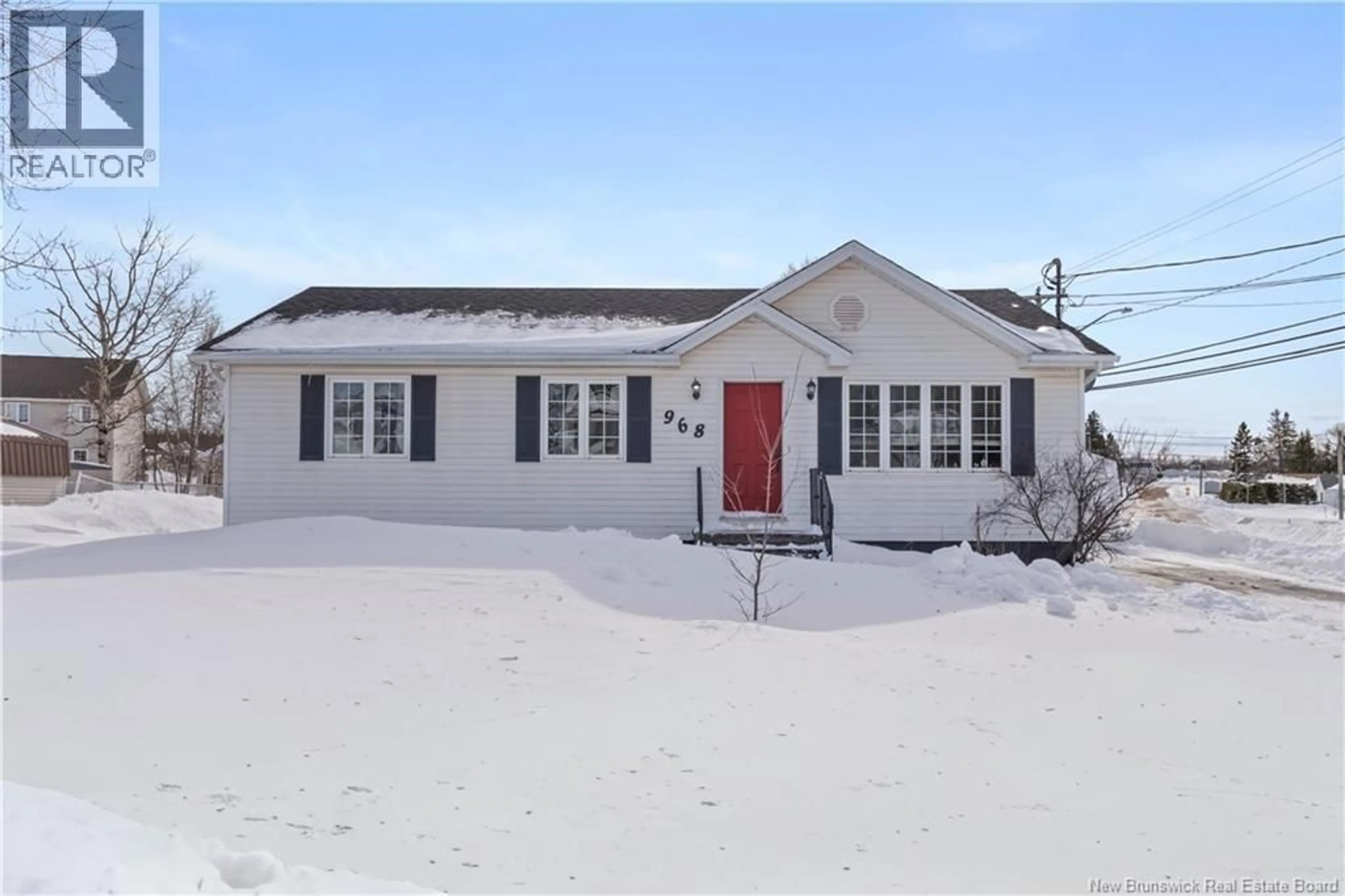 Home with vinyl exterior material, street for 968 CHARTERSVILLE ROAD, Dieppe New Brunswick E1A1L2