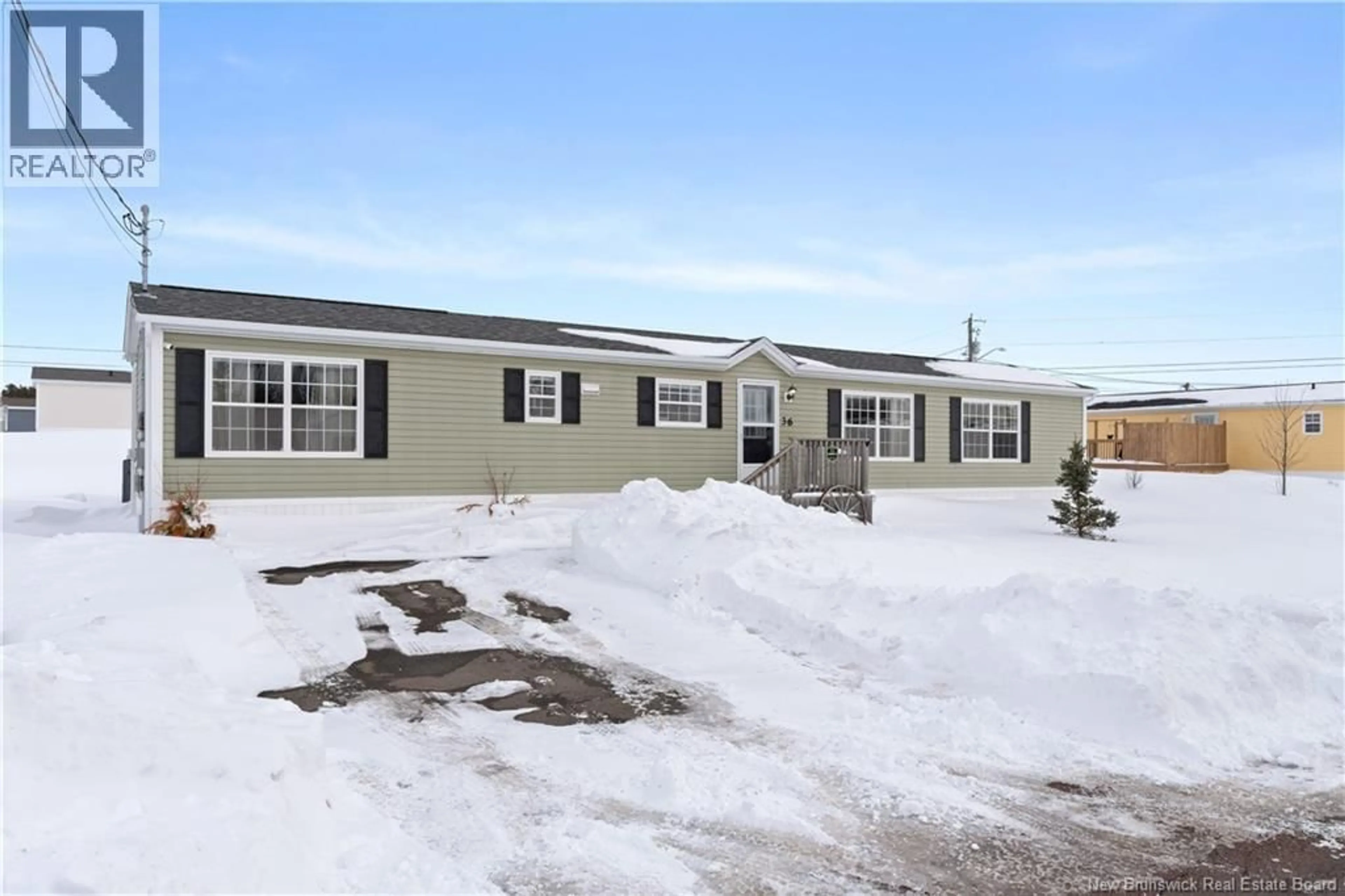 Home with vinyl exterior material, street for 36 HEMMINGWAY LANE, Riverview New Brunswick E1B0C5