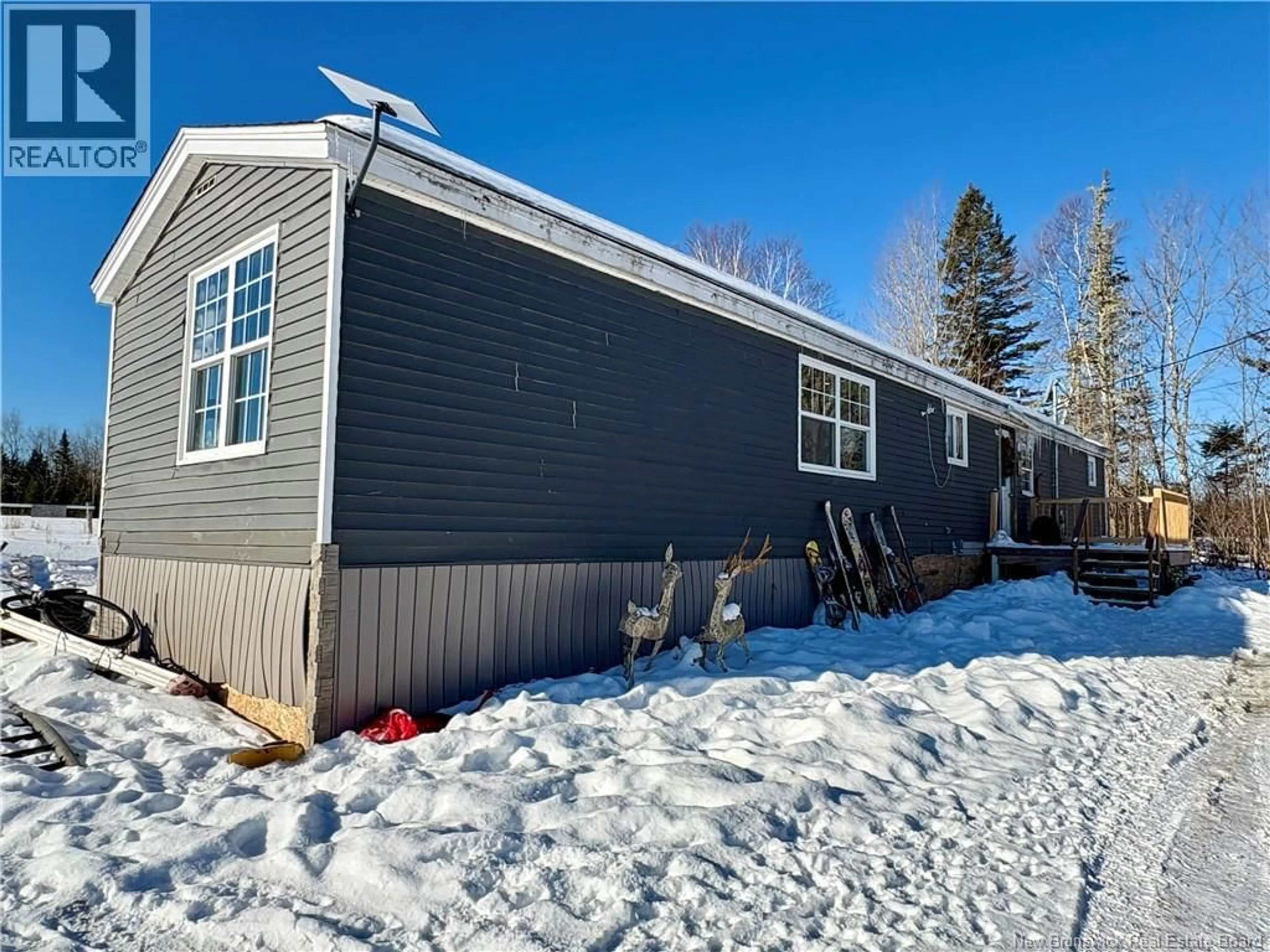 Home with vinyl exterior material, street for 1367 ROUTE 585, Clarkville New Brunswick E6E1P6