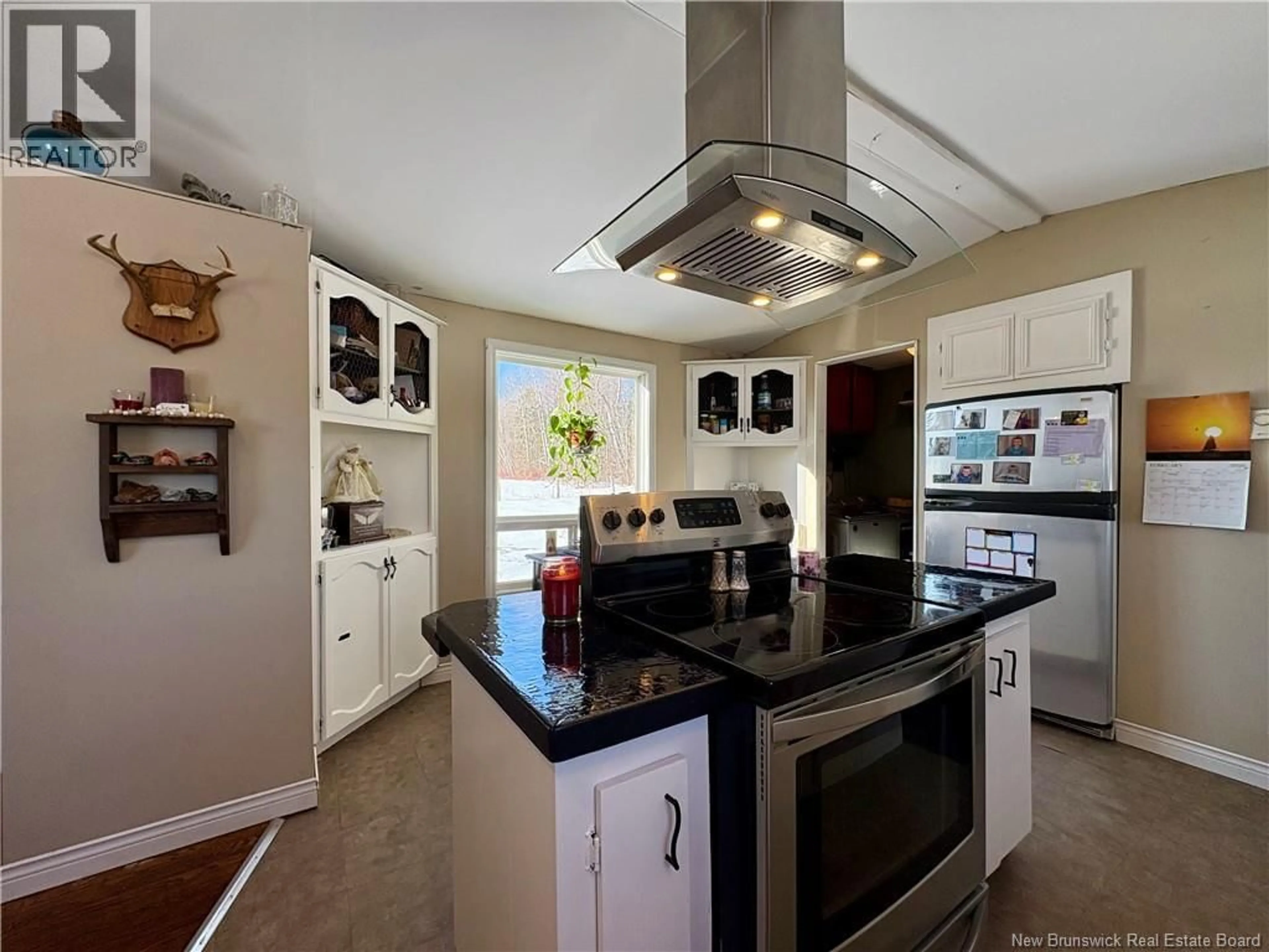 Open concept kitchen, ceramic/tile floor for 1367 ROUTE 585, Clarkville New Brunswick E6E1P6