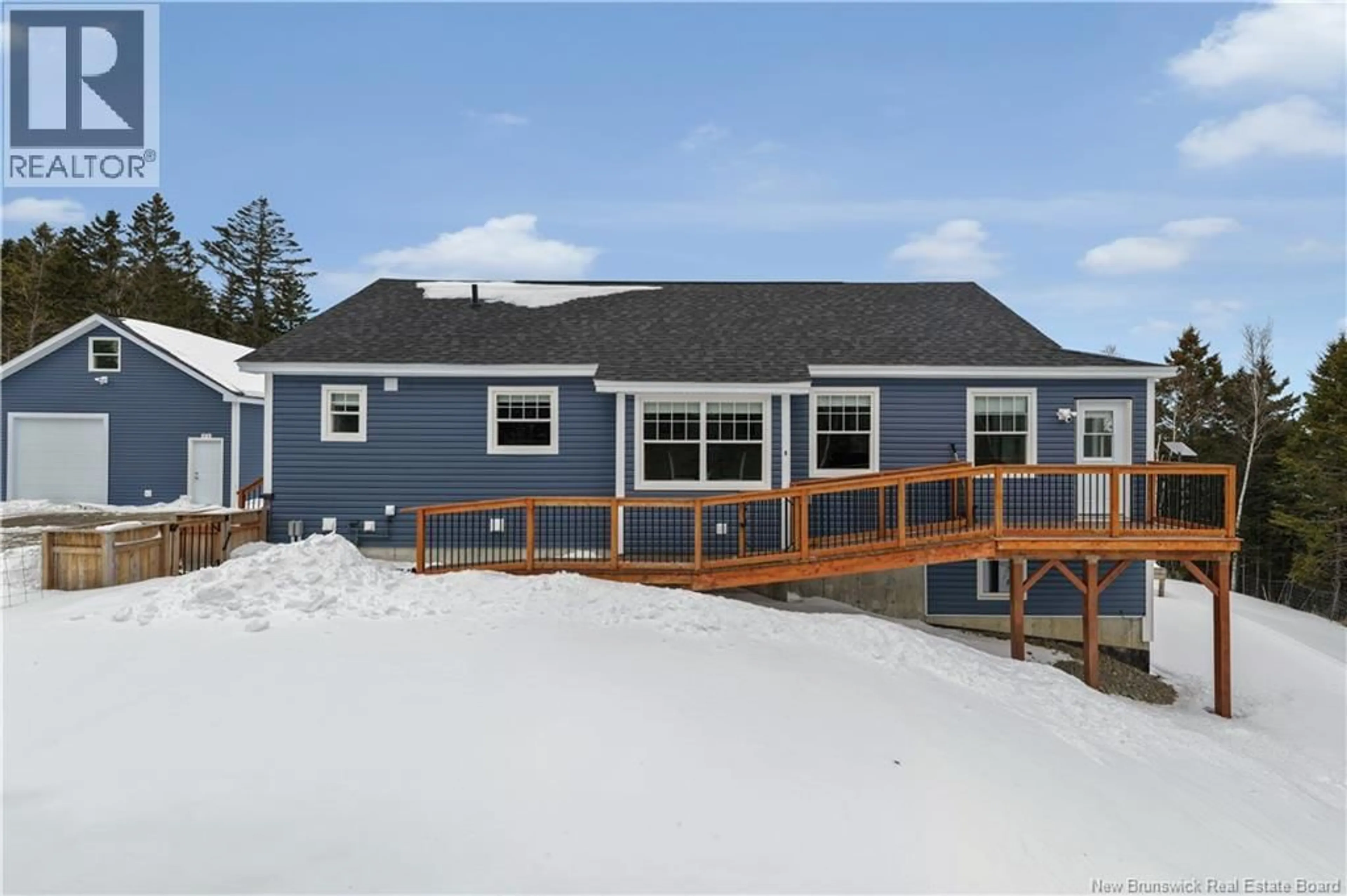 Home with vinyl exterior material, unknown for 393 HILLS POINT ROAD, Oak Bay New Brunswick E3L4J9