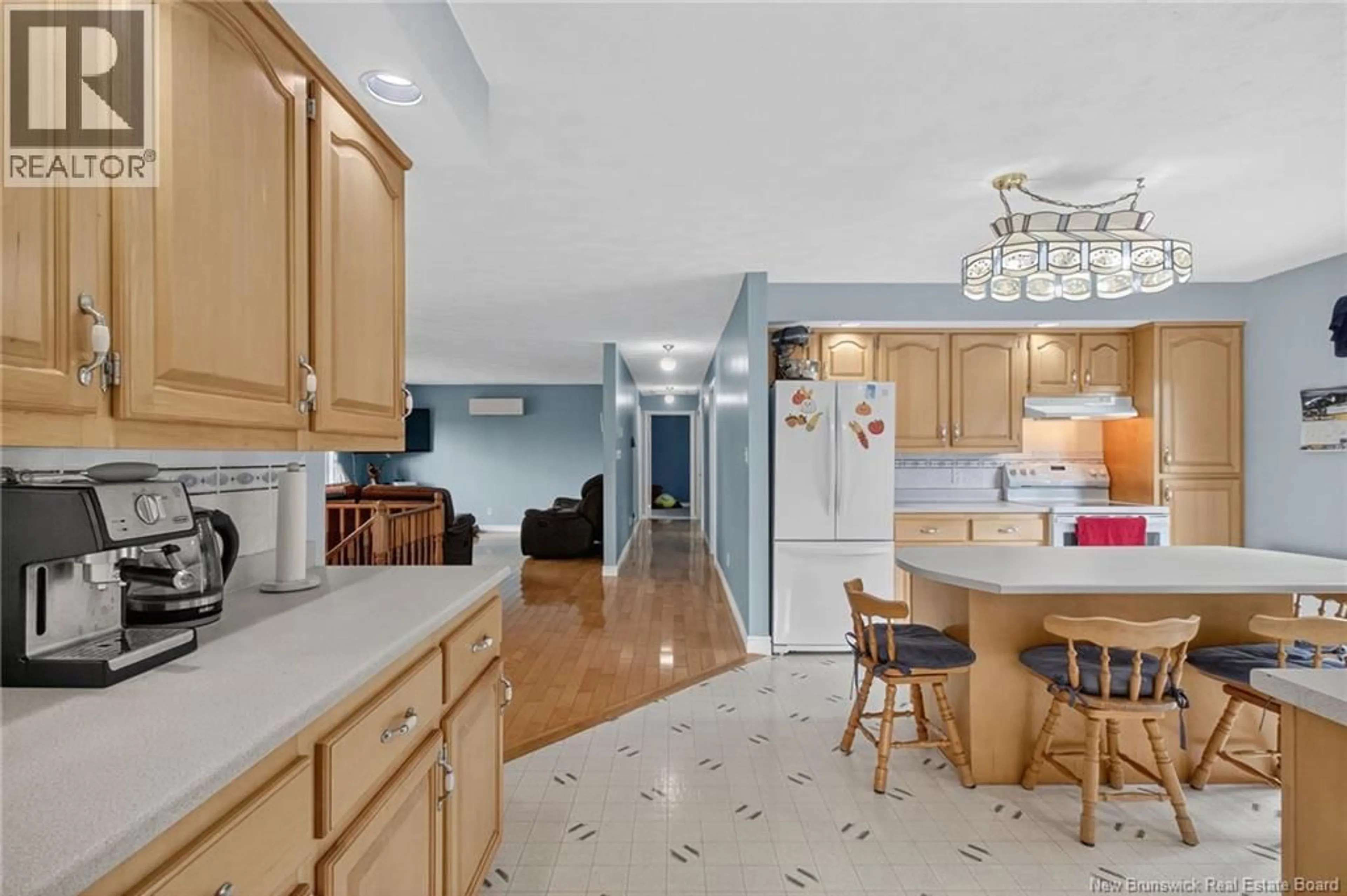 Open concept kitchen, ceramic/tile floor for 21 YOUNG STREET, Riverside-Albert New Brunswick E4H3X8