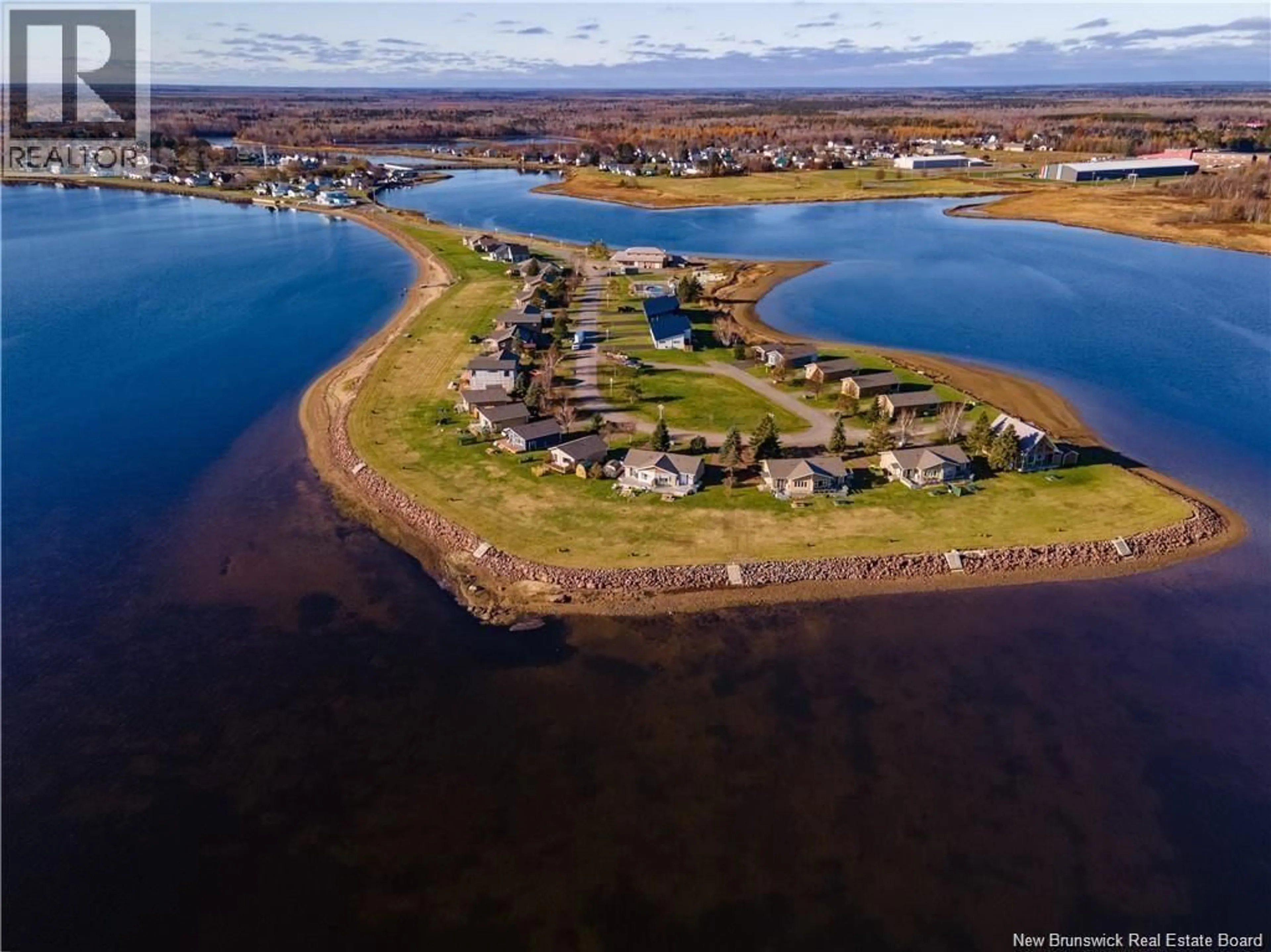 A pic from outside/outdoor area/front of a property/back of a property/a pic from drone, water/lake/river/ocean view for 120 YORK STREET, Richibucto New Brunswick E4W4K1