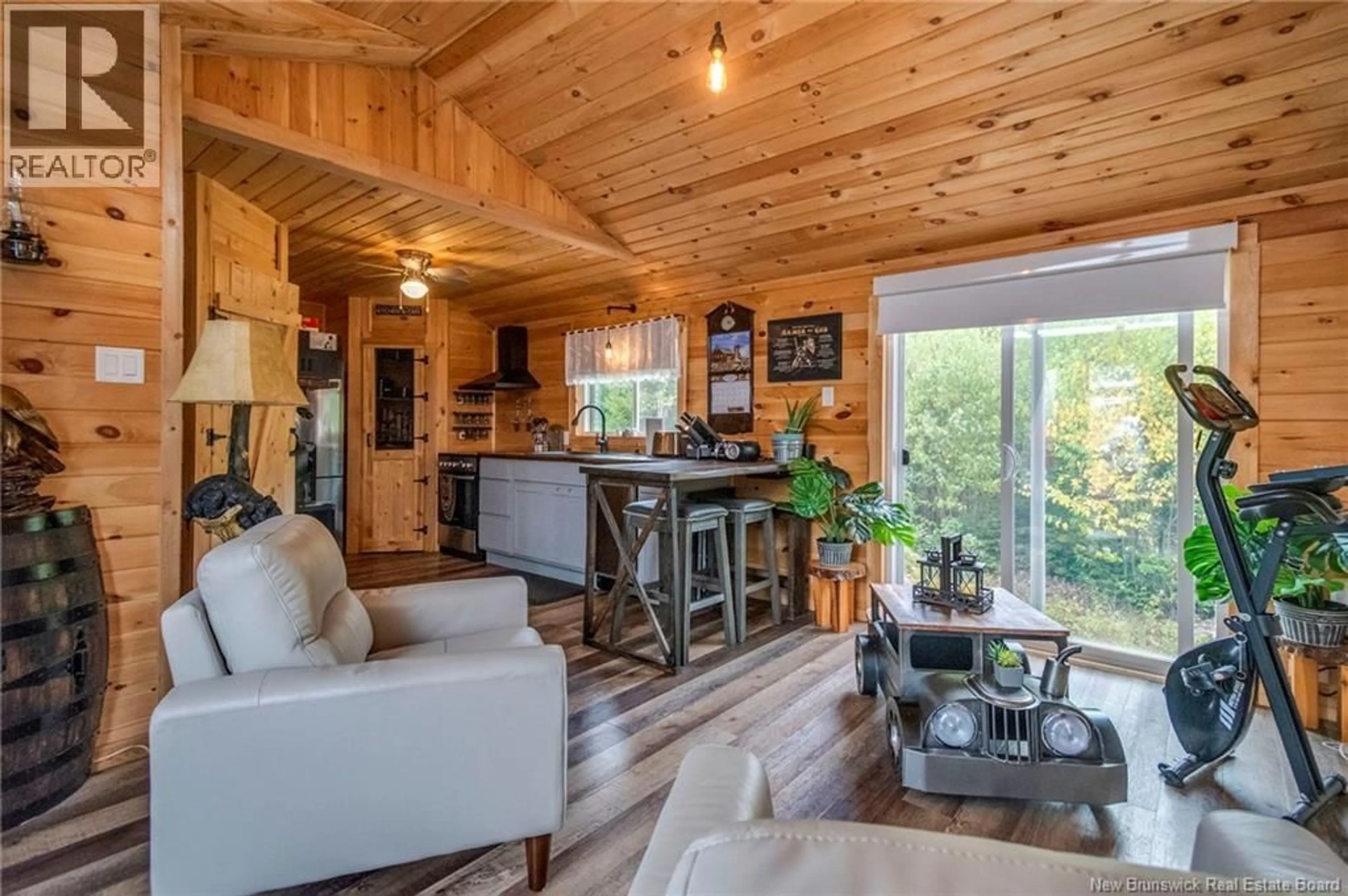 Open concept kitchen, wood/laminate floor for 83 JANET CRESCENT, Willow Grove New Brunswick E2S1H8