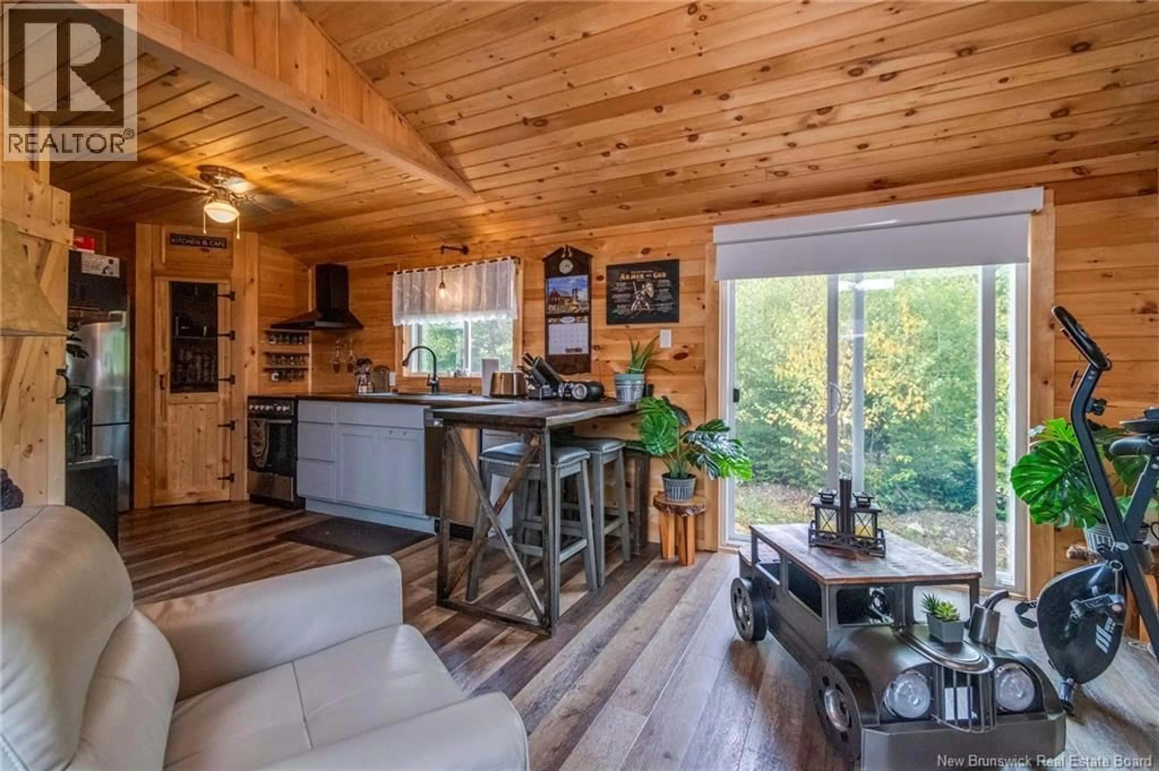 Open concept kitchen, wood/laminate floor for 83 JANET CRESCENT, Willow Grove New Brunswick E2S1H8