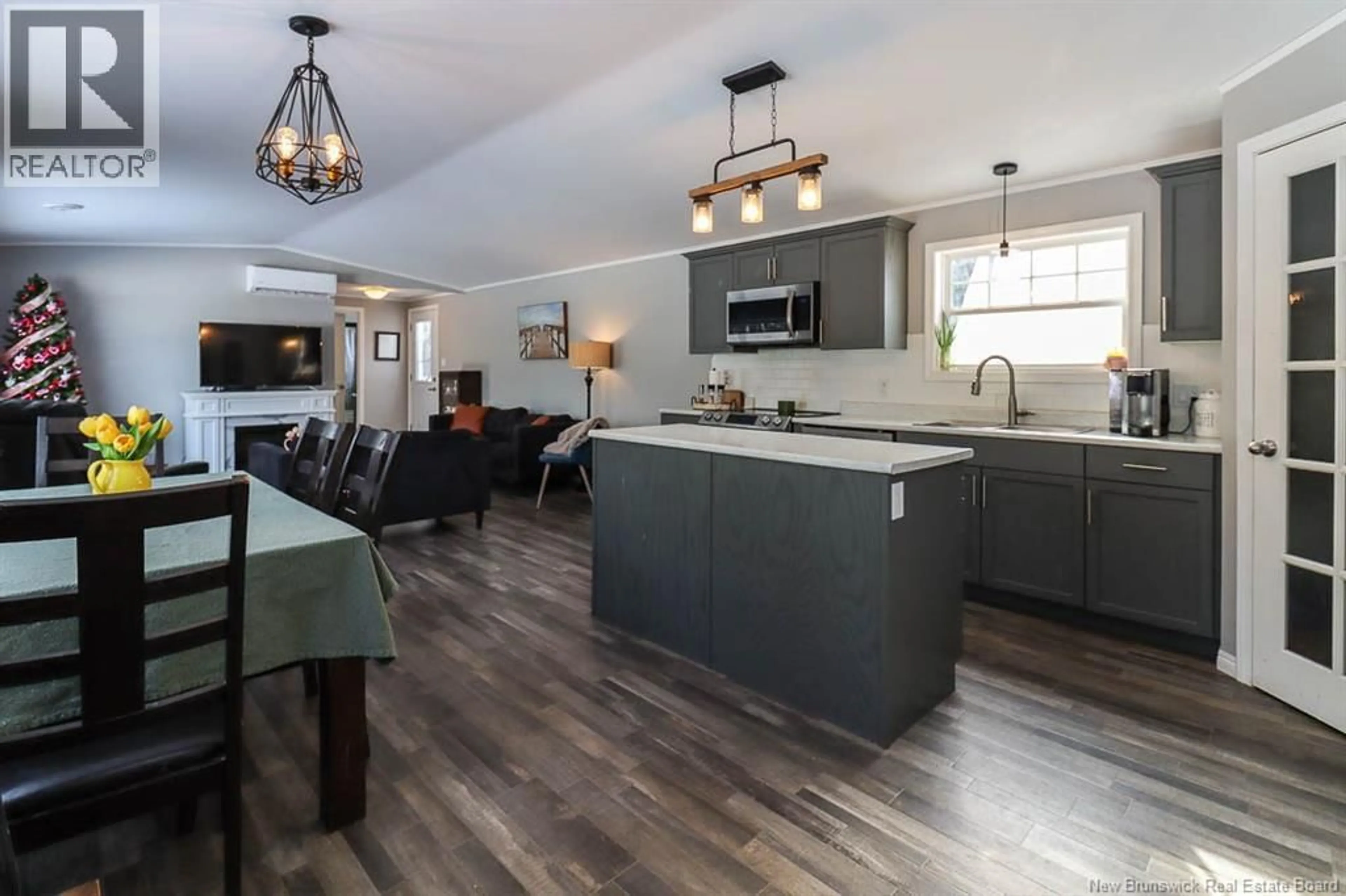 Open concept kitchen, wood/laminate floor for 562 ROUTE 820, Baxters Corner New Brunswick E2S2K4