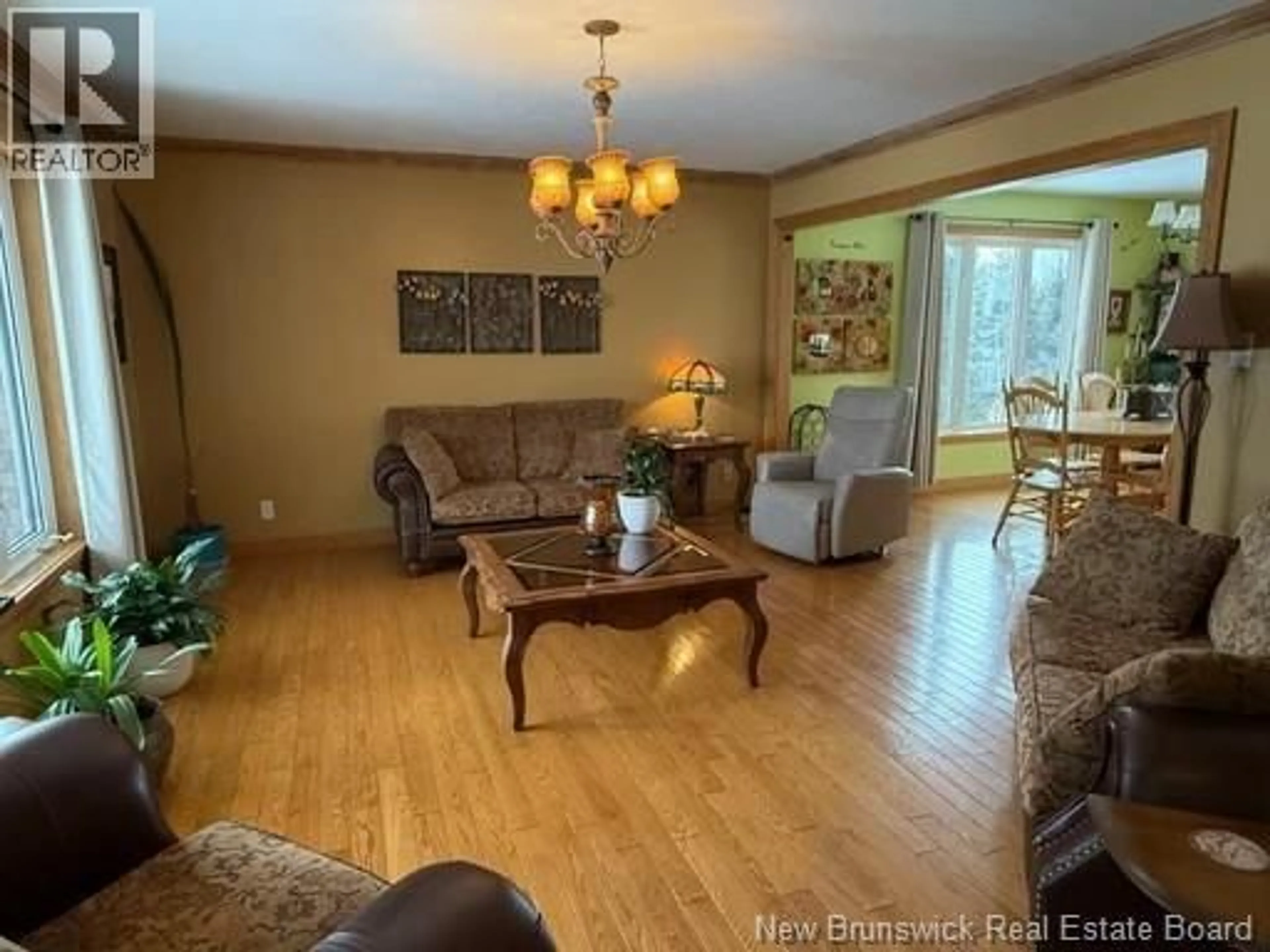 Living room with furniture, wood/laminate floor for 175 DEVOST STREET, Grand-Sault/Grand Falls New Brunswick E3Y1C7