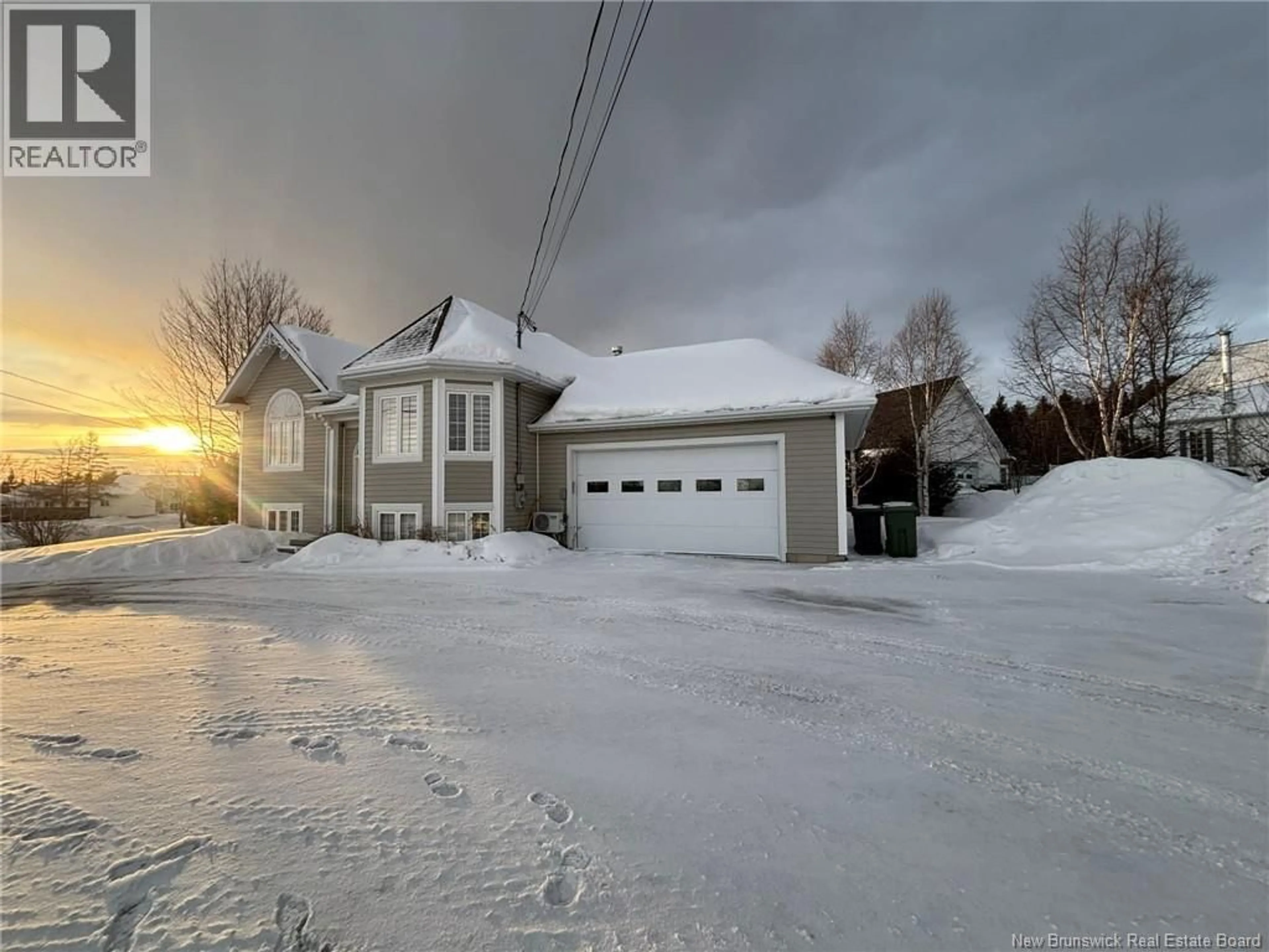 A pic from outside/outdoor area/front of a property/back of a property/a pic from drone, street for 2 BELANGER STREET, Kedgwick New Brunswick E8B1A6