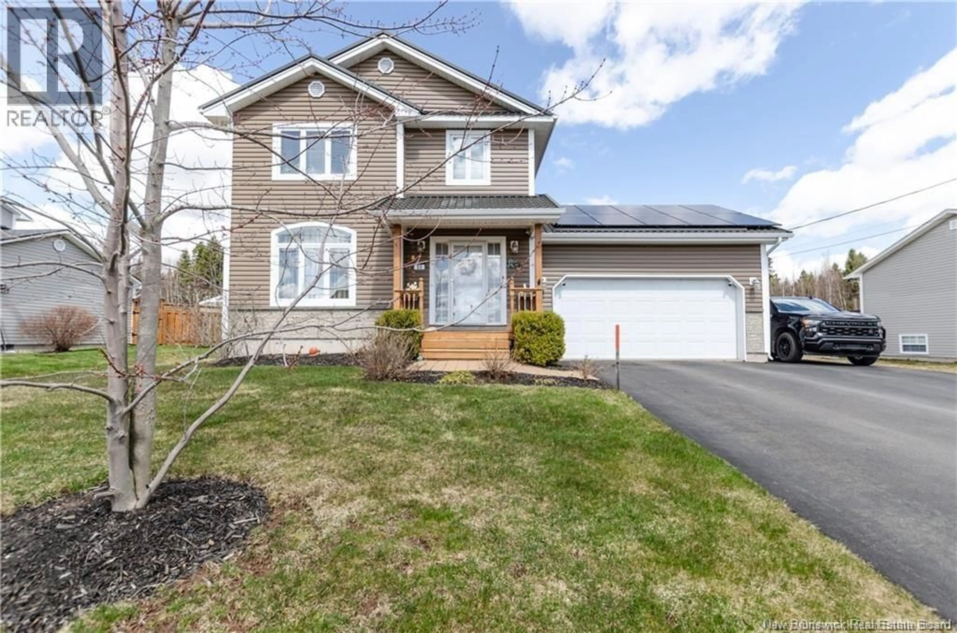 Home with vinyl exterior material, street for 53 ACACIA DRIVE, Moncton New Brunswick E1E0A4