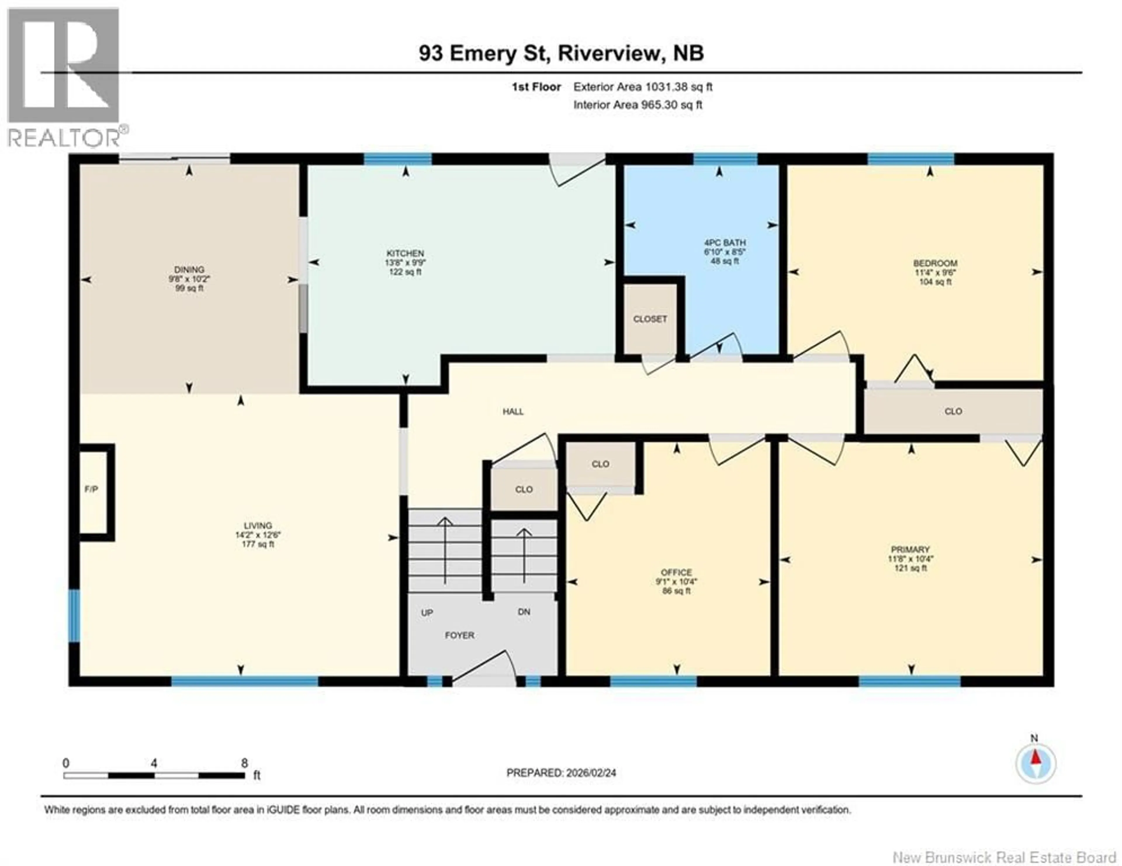 Floor plan for 93 EMERY STREET, Riverview New Brunswick E1B3S1