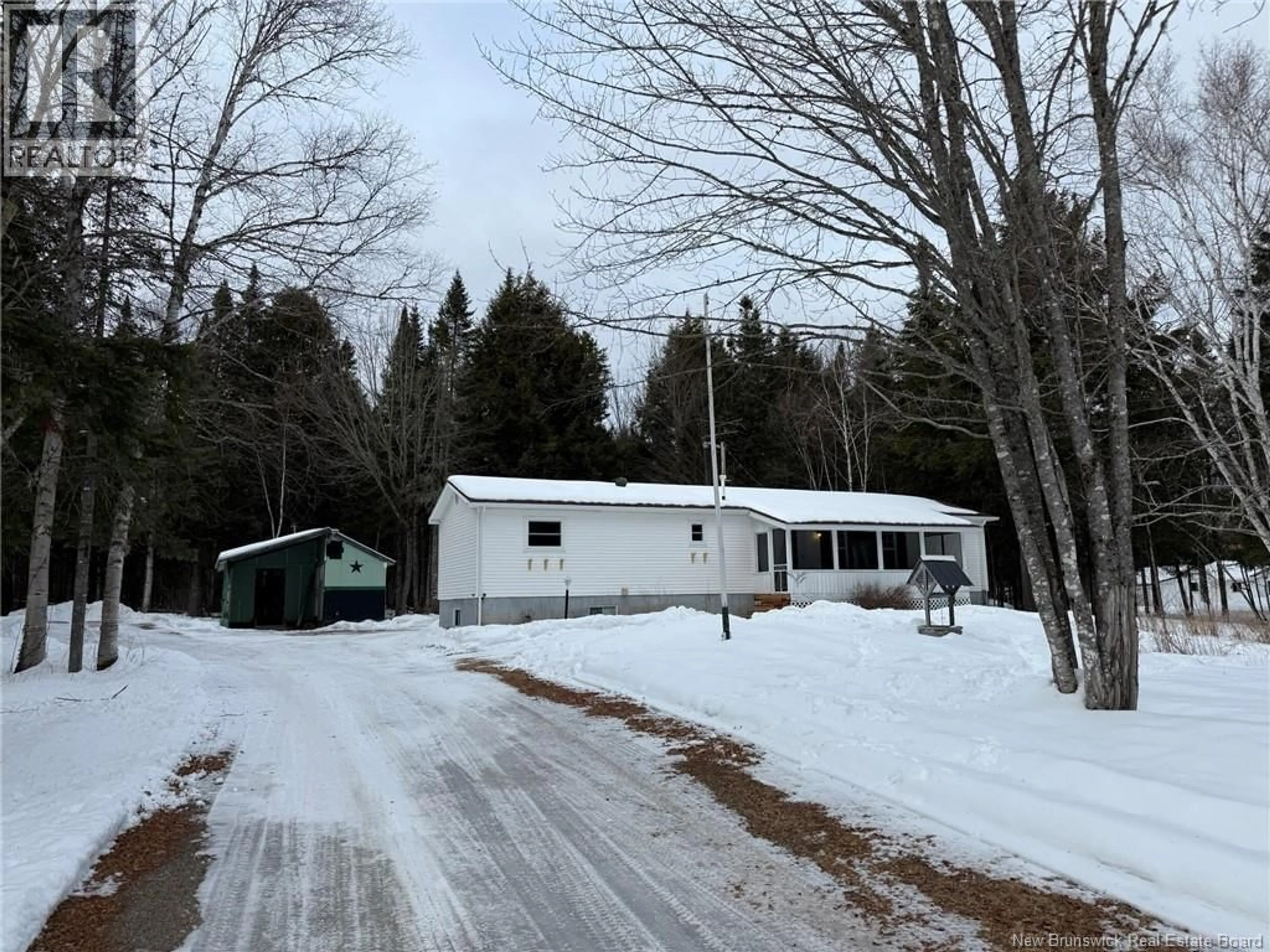 A pic from outside/outdoor area/front of a property/back of a property/a pic from drone, street for 278 MACLAGGAN DRIVE, Blackville New Brunswick E9B1H7