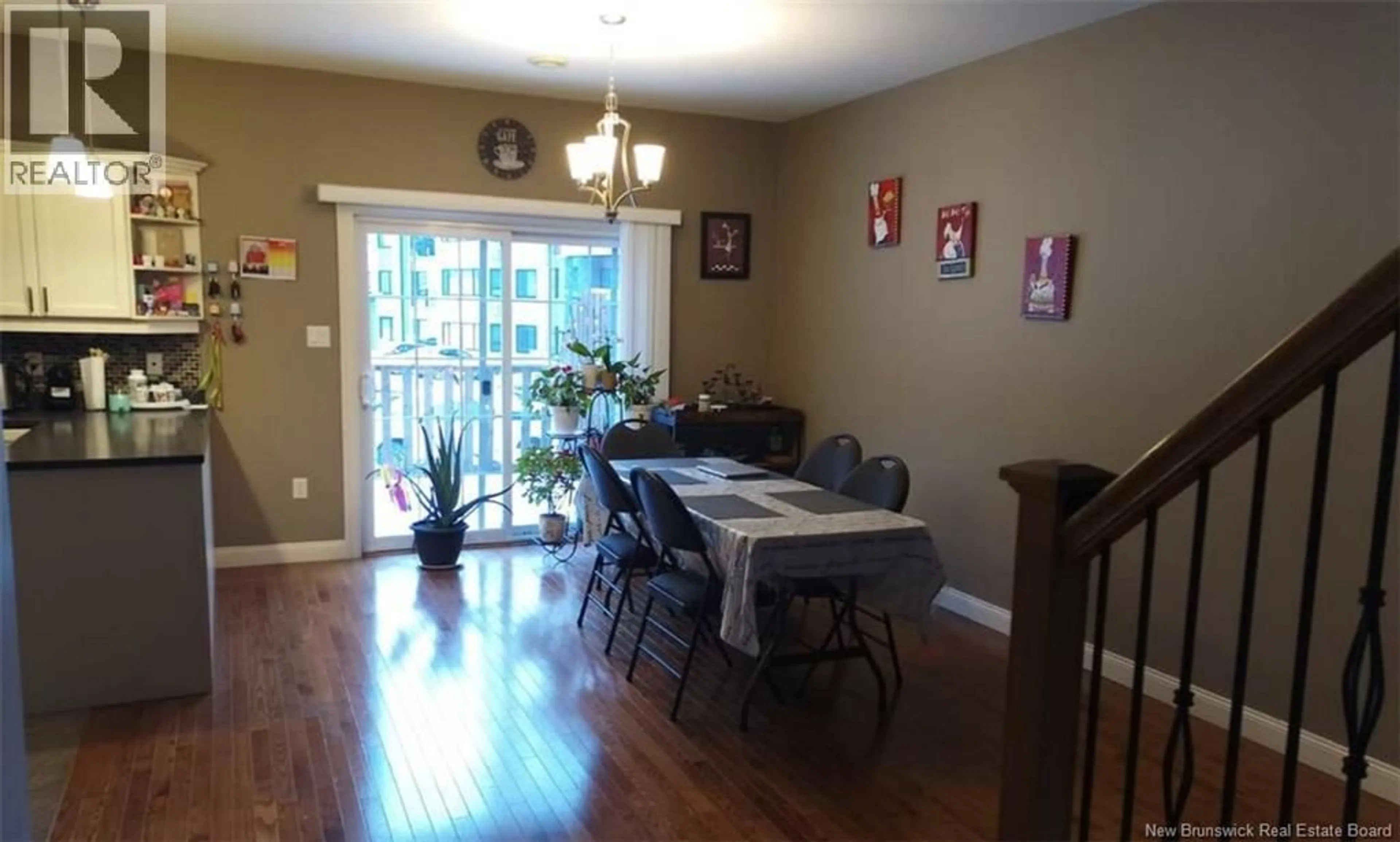Dining room, wood/laminate floor for 8 HILLSIDE LANE, Fredericton New Brunswick E3B0P8