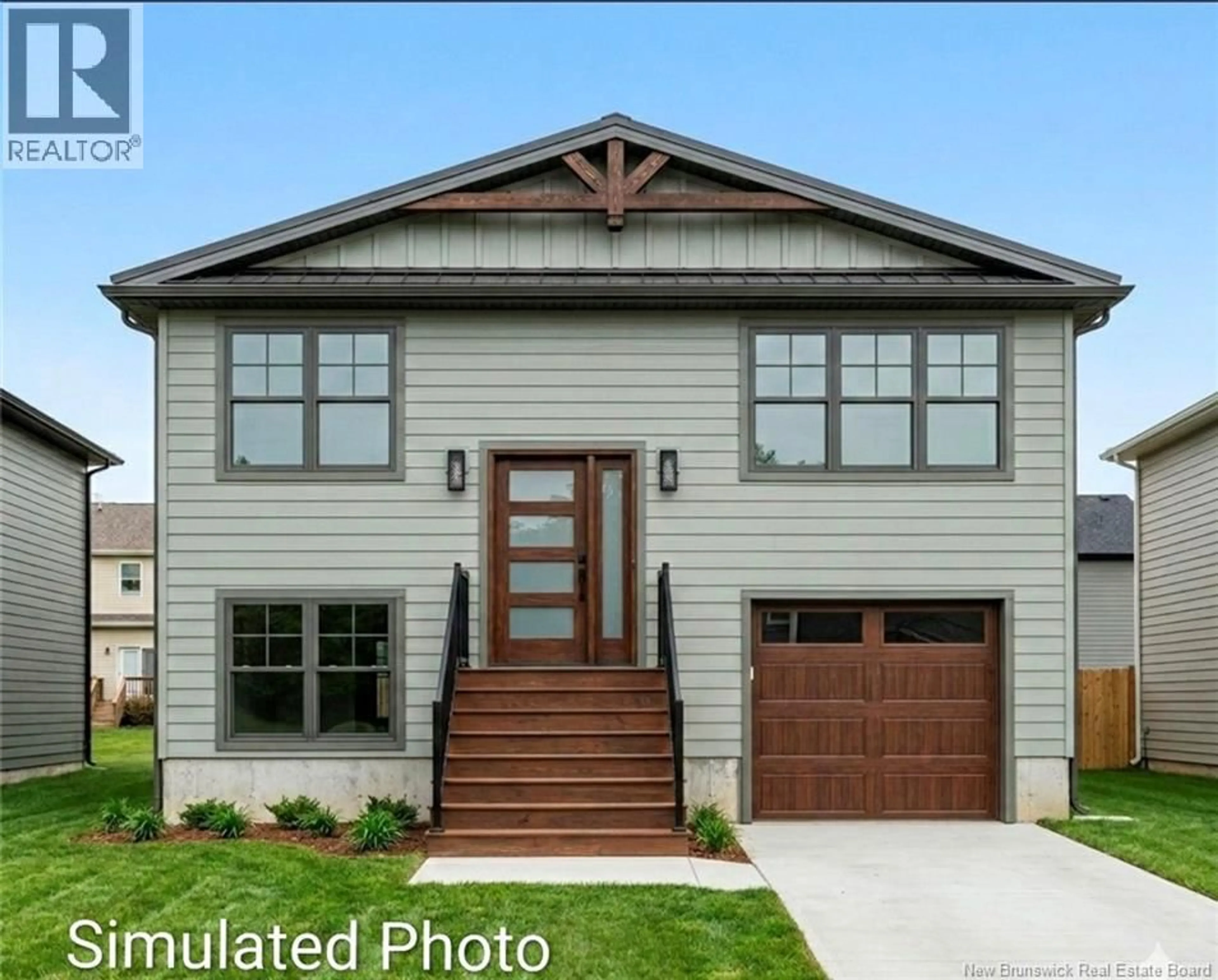 Home with vinyl exterior material, street for 509 GIBSON STREET, Fredericton New Brunswick E3A4E8