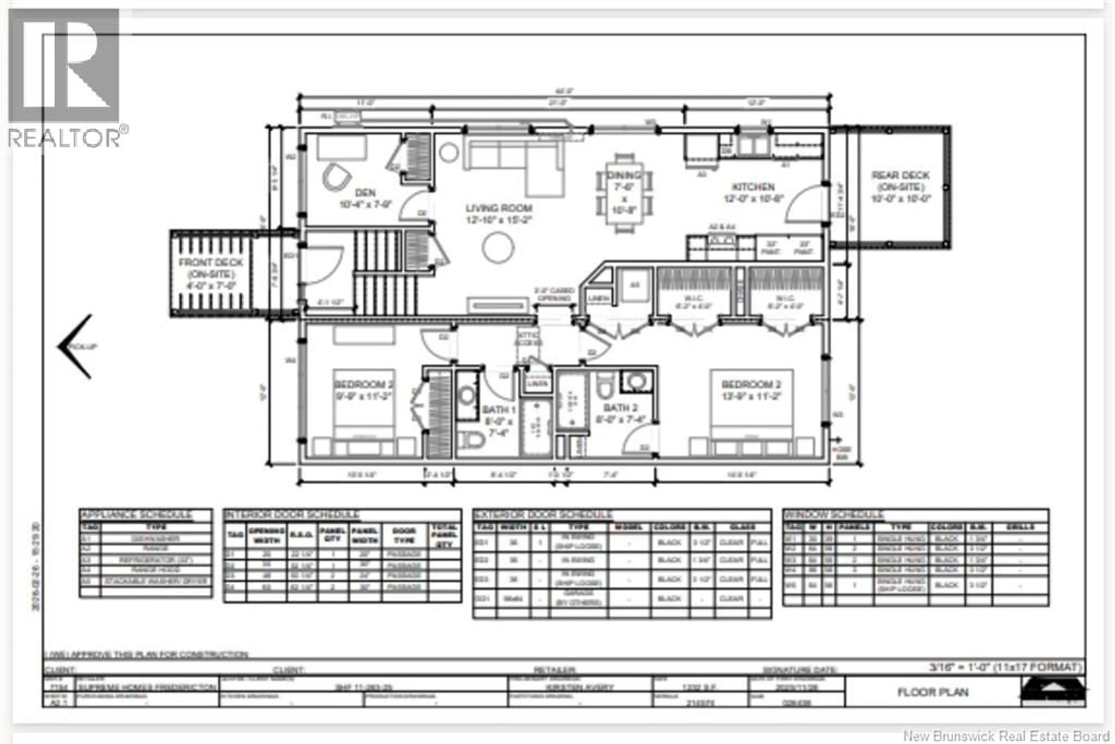 Floor plan for 509 GIBSON STREET, Fredericton New Brunswick E3A4E8